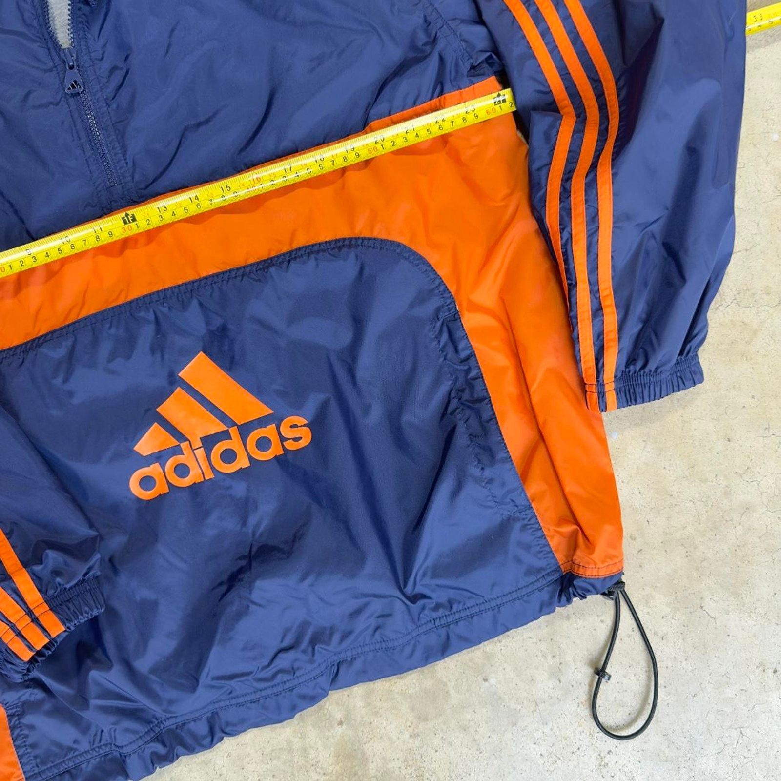 Adidas × Vintage Vintage Blue Adidas Light Running Shell Jacket Size US XL / EU 56 / 4 - 6 Thumbnail