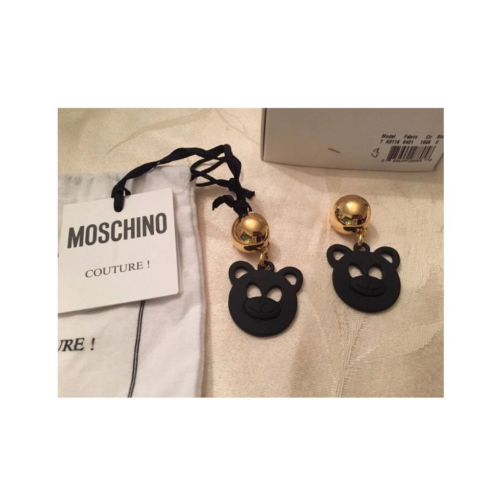 Moschino AW15 Moschino Jeremy Scott Teddy Bear Clip On Earrings Size ONE SIZE - 3 Thumbnail