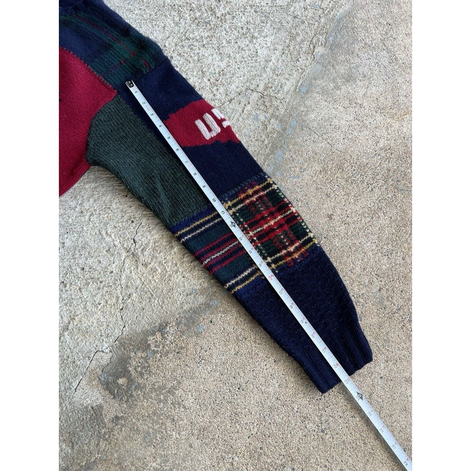 Polo Ralph Lauren Polo Ralph Lauren Sweater Patchwork 9/11 Tribute Flag XL Size US XL / EU 56 / 4 - 9 Thumbnail