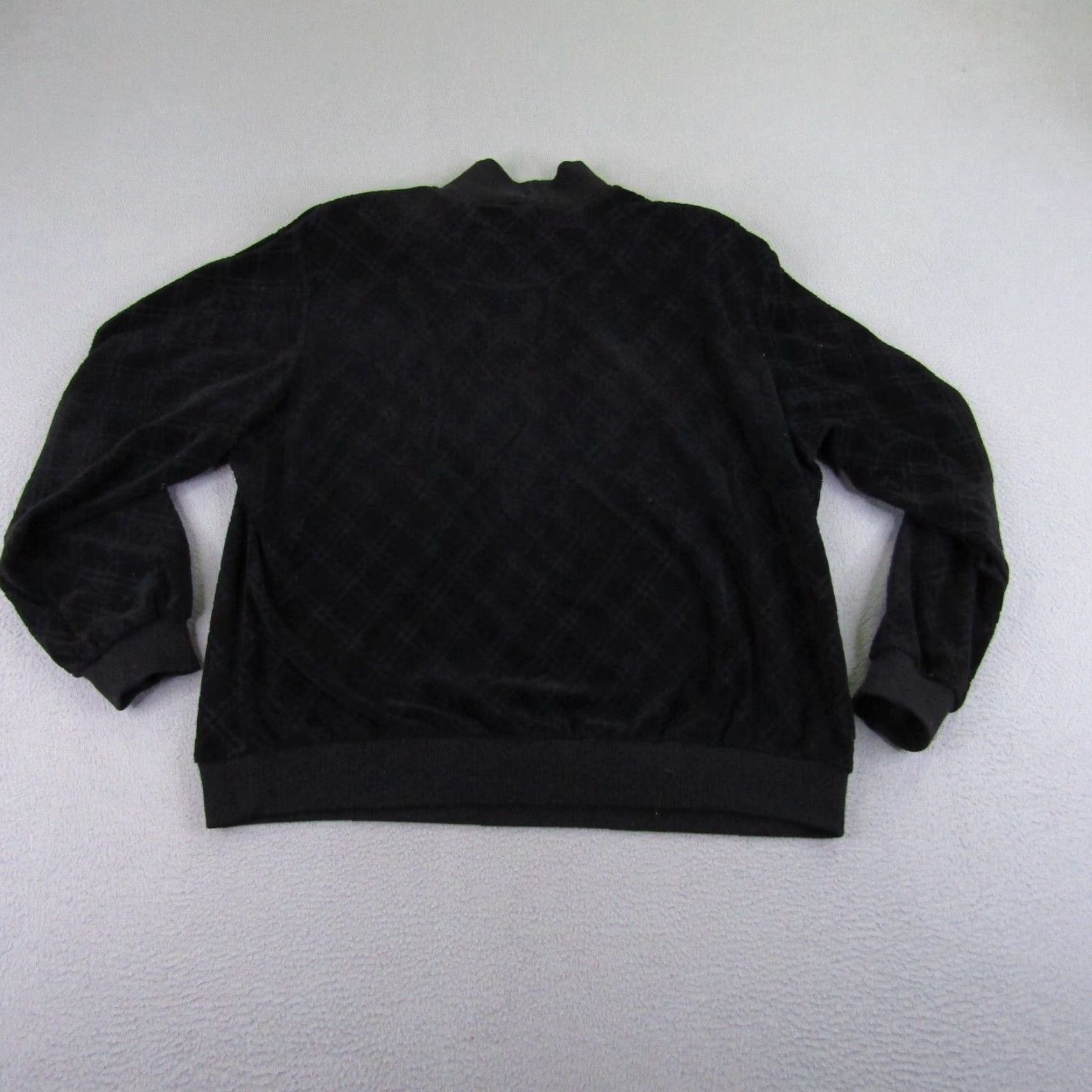 Vintage VINTAGE Alfred Dunner Sweater Petite Large Black Argyle Pullover Long Sleeve Shoulder Pads Womens Size L / US 10 / IT 46 - 7 Thumbnail