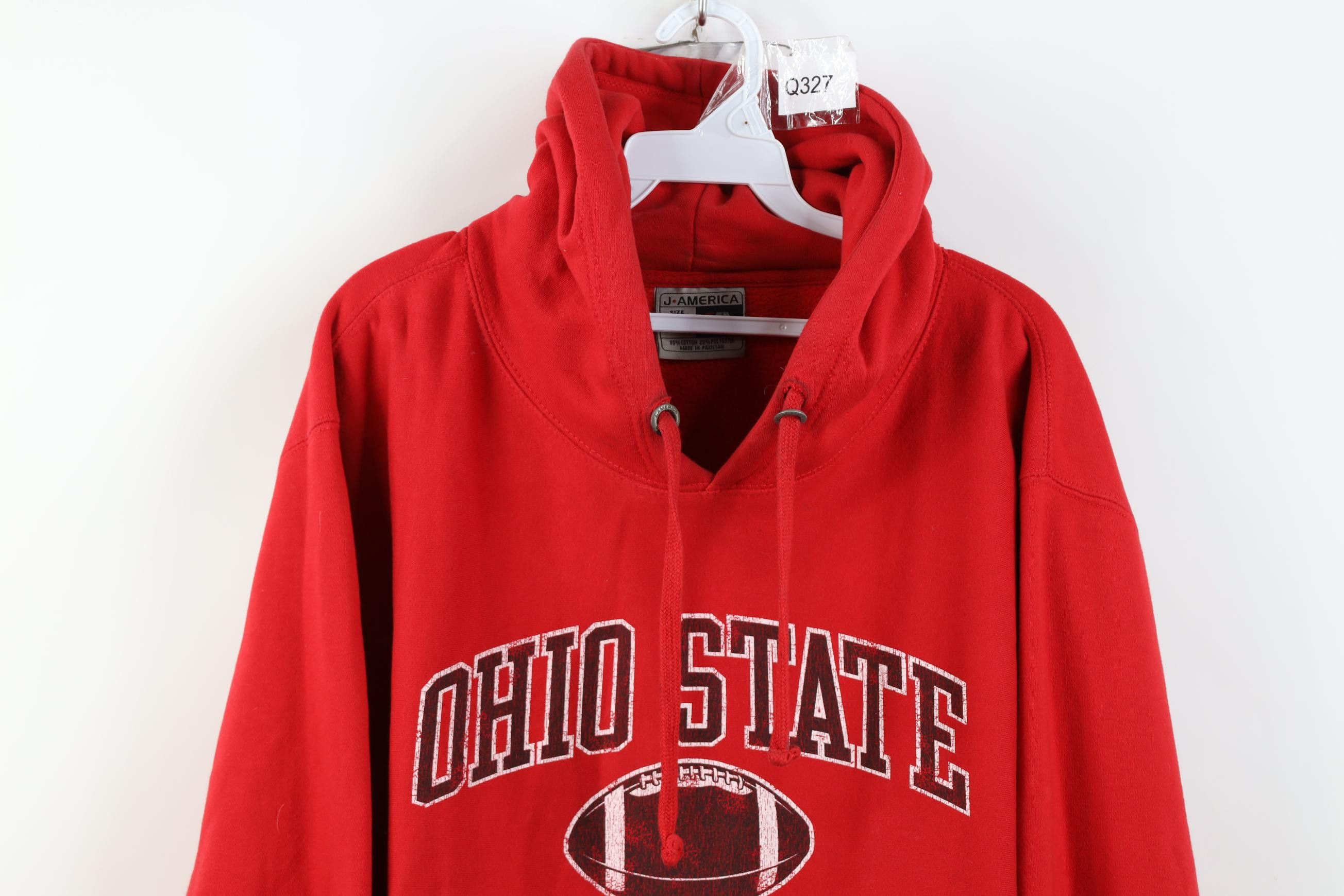 Vintage Vintage 90s Y2K Ohio State University Football Hoodie Size US L / EU 52-54 / 3 - 2 Thumbnail