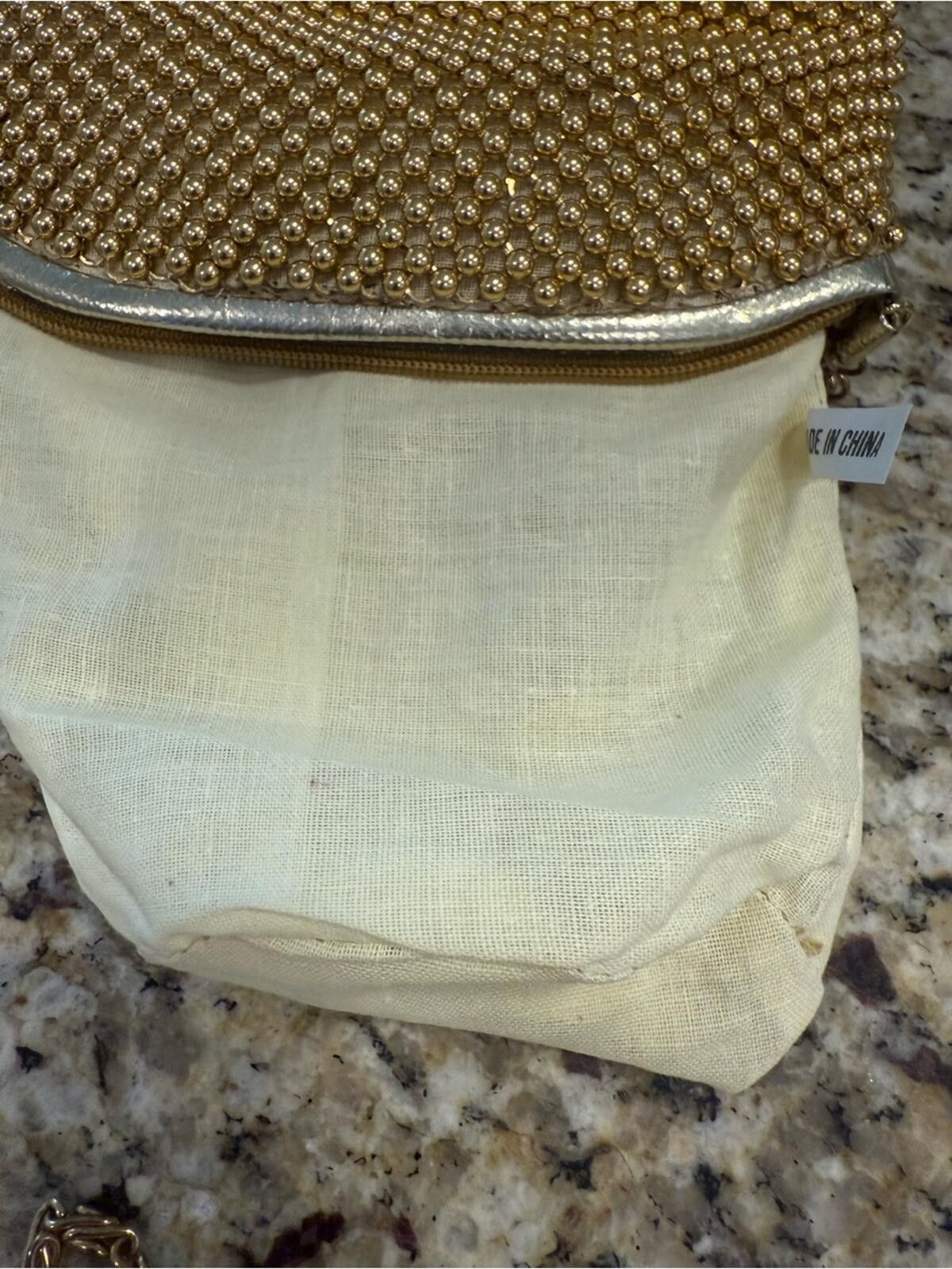 Other Gold beaded formal mini shoulder bag special occasions FLAW Size ONE SIZE - 8 Thumbnail