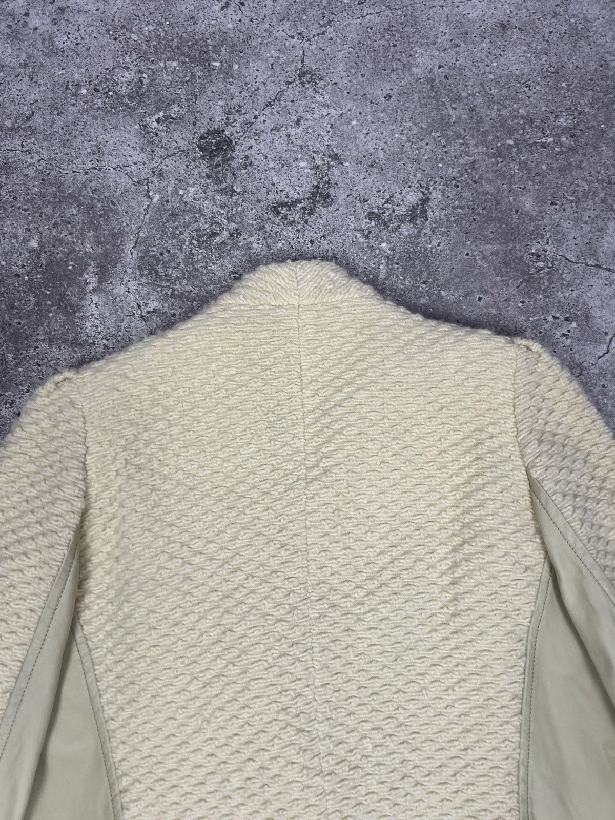 Dries Van Noten Dries Van Noten Wool Leather Blazer Jacket Size S / US 4 / IT 40 - 17 Thumbnail