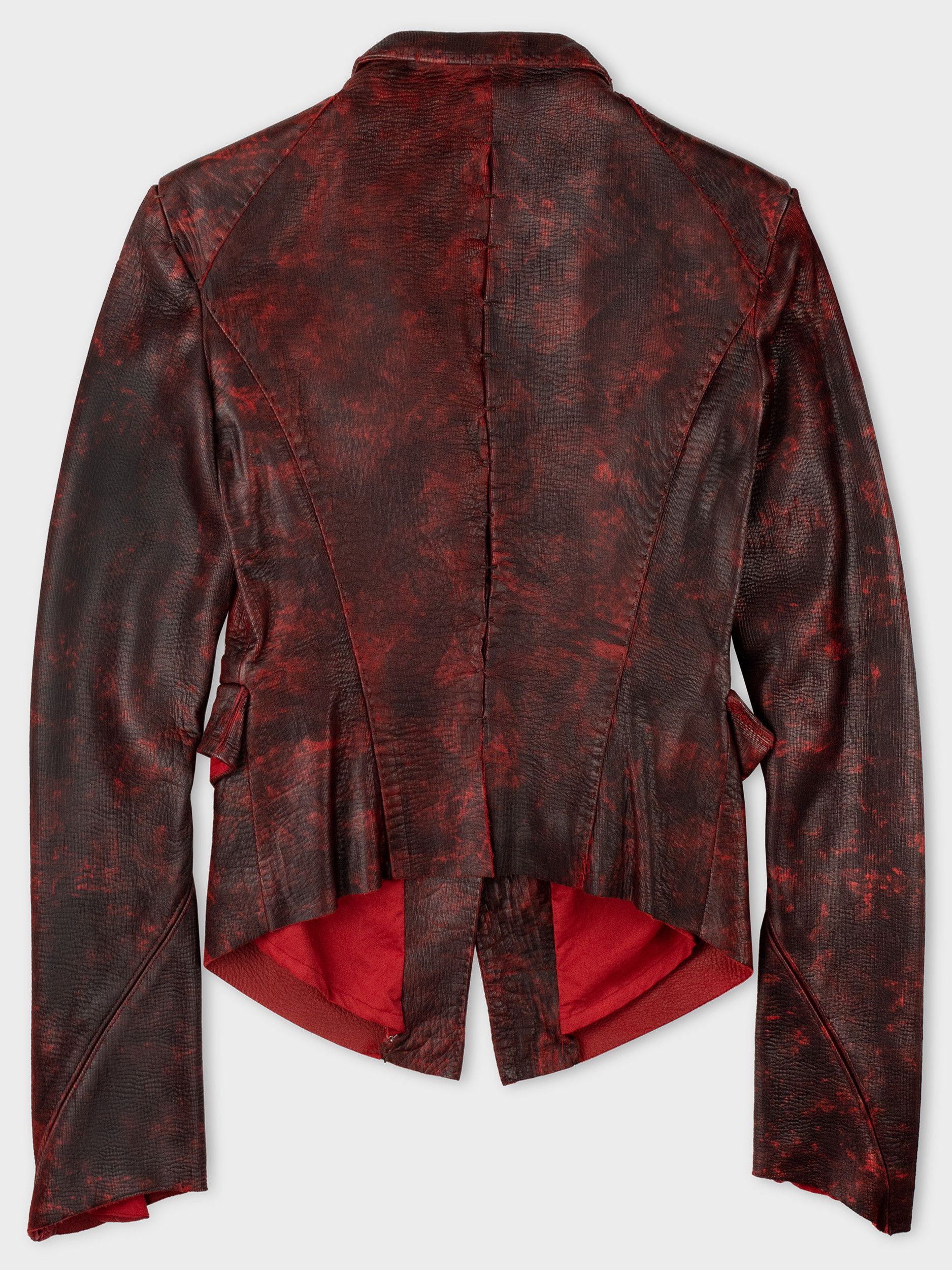 Y/Project × Yohan Serfaty Yohan Serfaty - A/W 2009 - dapple dyed deer leather jacket Size XS / US 0-2 / IT 36-38 - 2 Thumbnail