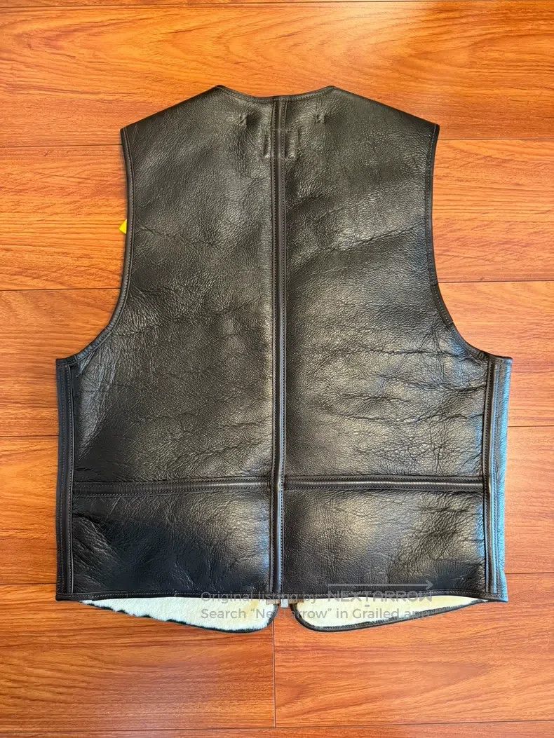 The Real McCoy's The Real McCoys C-3 Fur Lined Vest Dark Brown Size US S / EU 44-46 / 1 - 2 Thumbnail