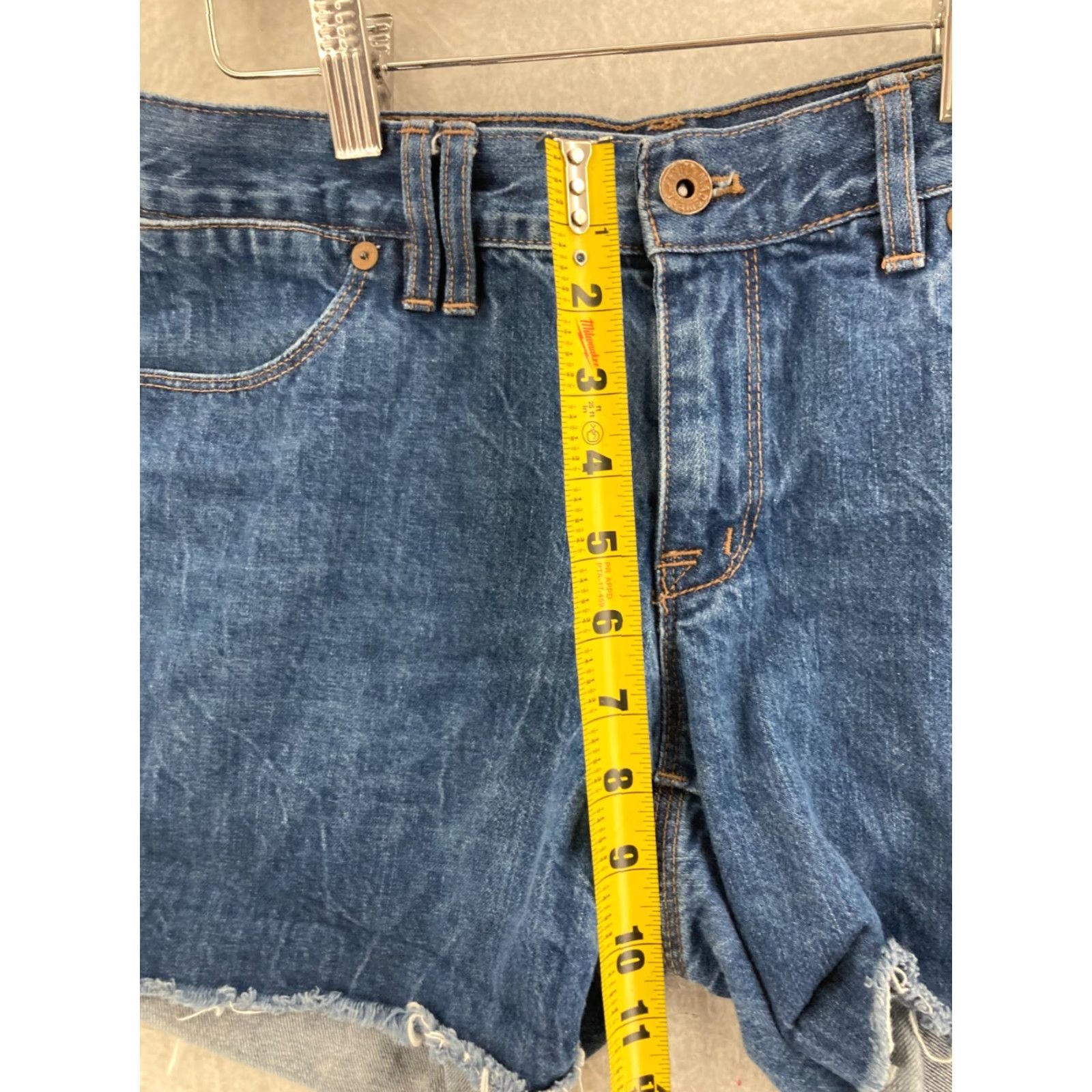 Madewell Madewell Shorts Womens 29 Relaxed Denim Cut-Off Light Blue 5-Pocket Stretch Summer Casual Womens Size 29" - 5 Thumbnail