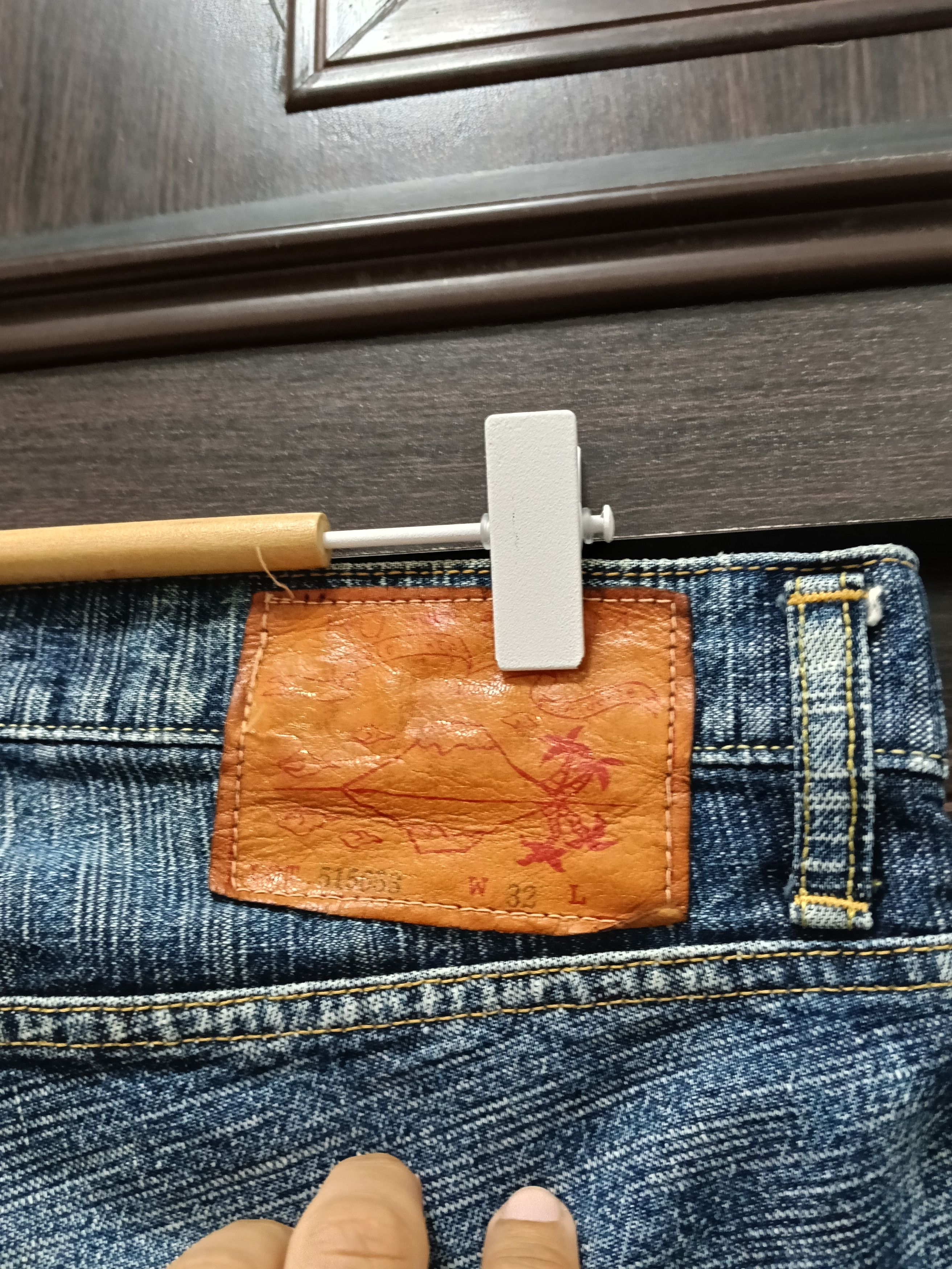 Japanese Brand (33) Ku Denim Melt Into The Universe Lot 515653. Size US 33 - 6 Thumbnail