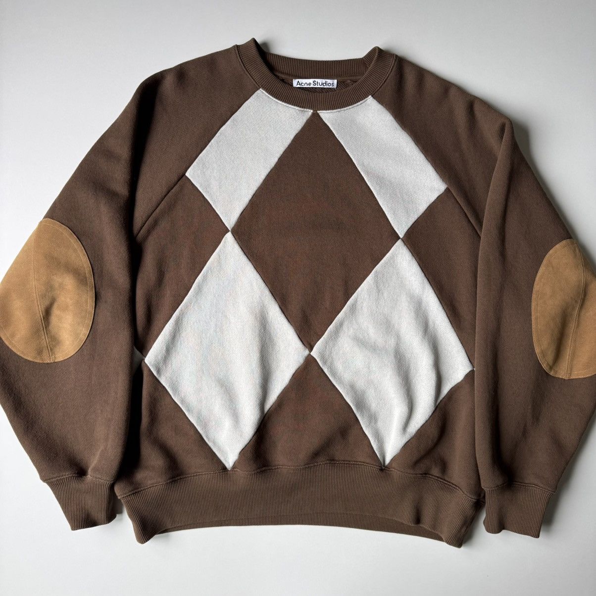Acne Studios Acne Studios Argyle Sweatshirt Oversized Sweatshirt Size US M / EU 48-50 / 2 - 4 Thumbnail