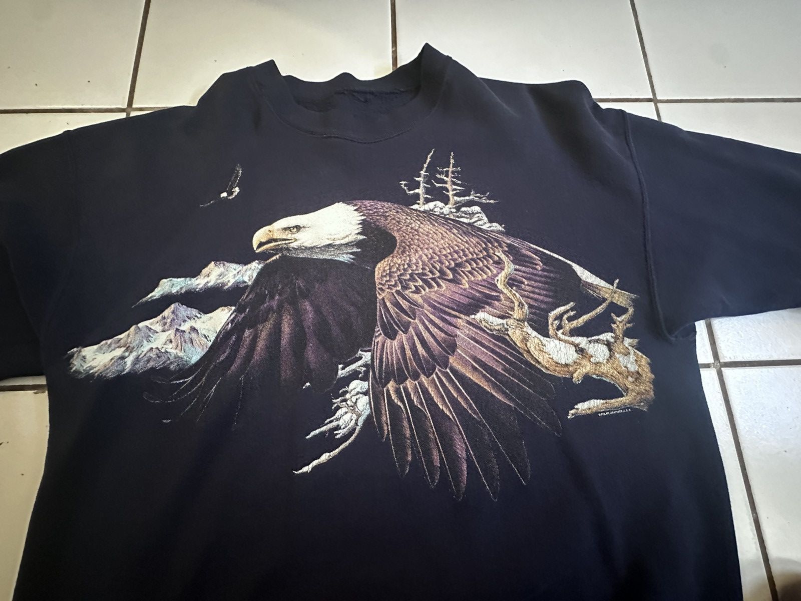 Vintage Eagle Sweatshirt Size US M / EU 48-50 / 2 - 2 Thumbnail