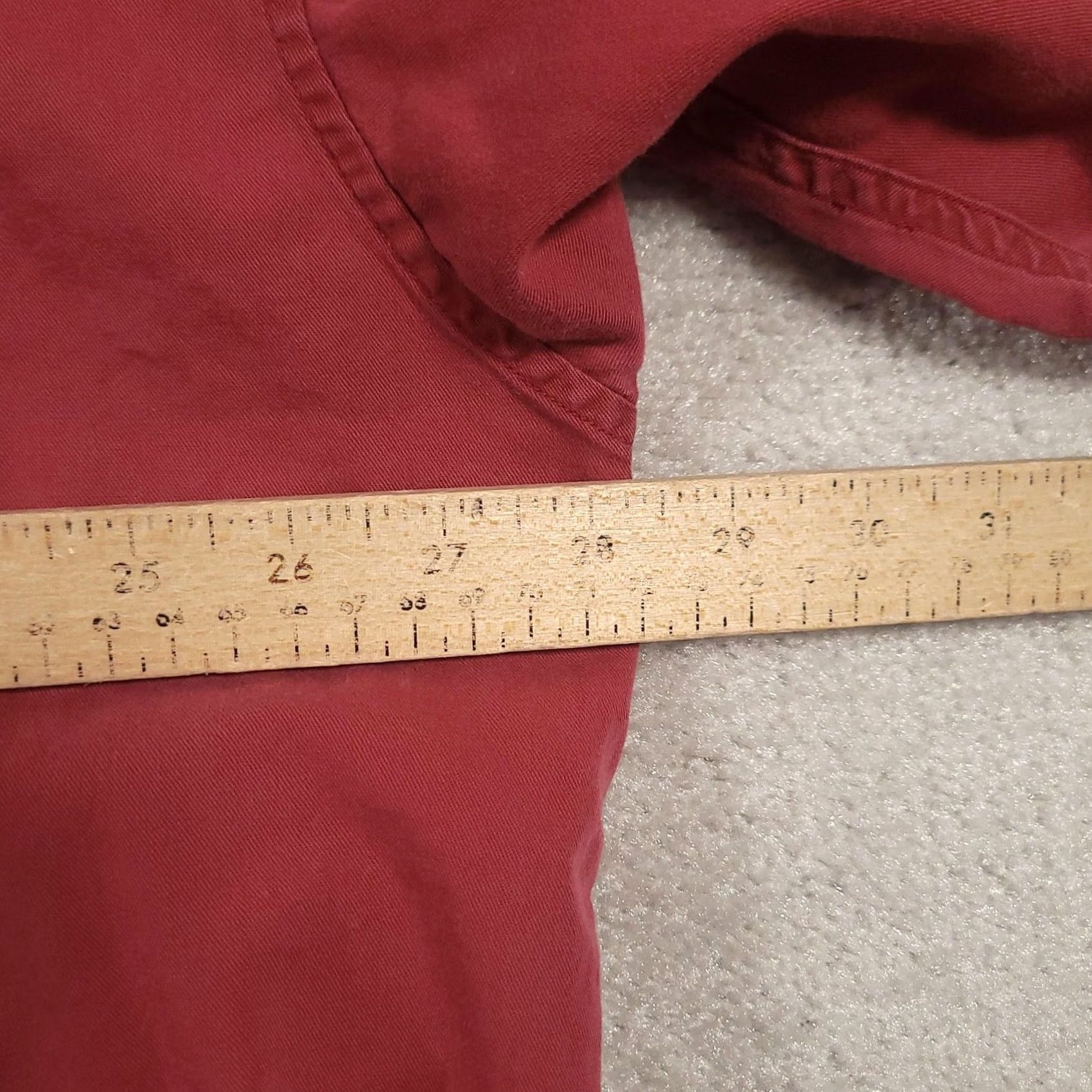 Izod VINTAGE Izod Shirt Mens 2X Red Short Sleeve Button Down Crest Logo Pocket Cotton Casual Size US XXL / EU 58 / 5 - 3 Thumbnail