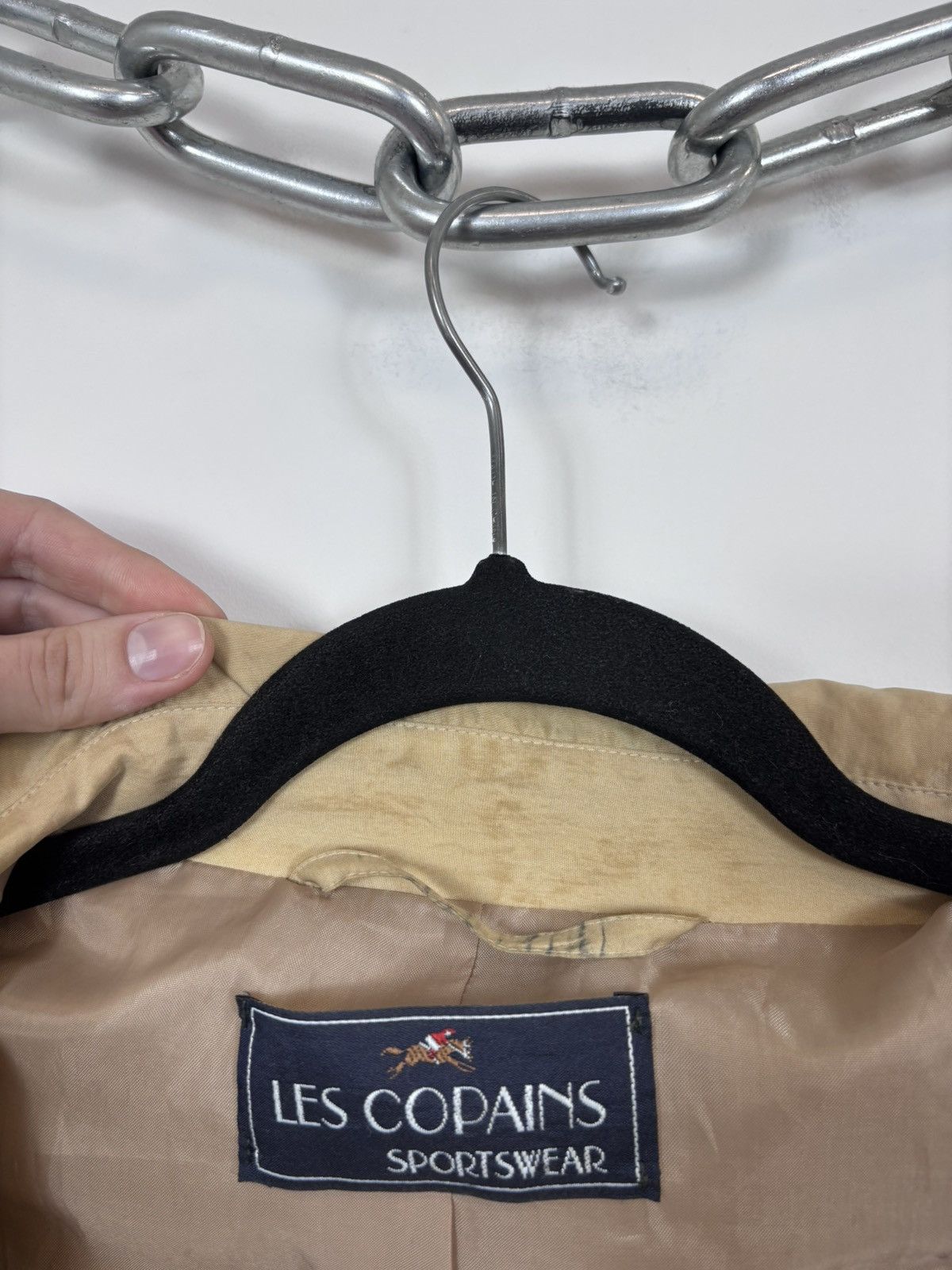 Les Copains Les Copains Sportswear Women’s Double Breasted Silk Coat Size M / US 6-8 / IT 42-44 - 17 Thumbnail