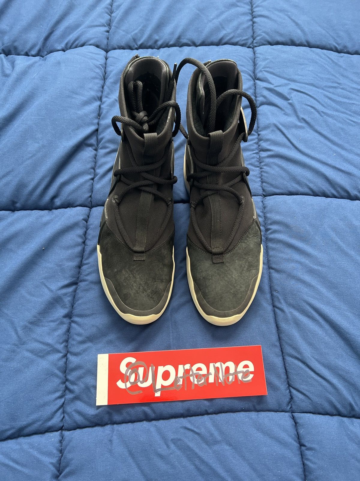 Fear of God × Nike Air Fear of God 1 ‘Black’ Size US 10 / EU 43 - 5 Thumbnail