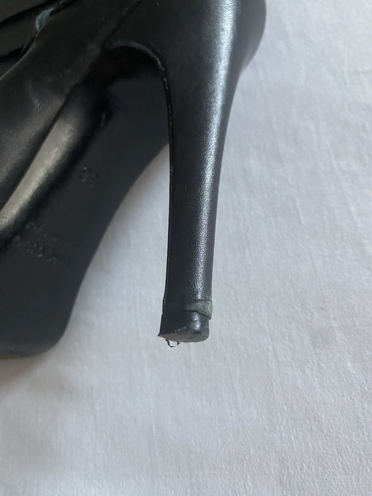 Designer × John Galliano × Vintage Crazy Y2K John Galliano Designer Black Leather Boots Size US 5 / IT 35 - 6 Thumbnail