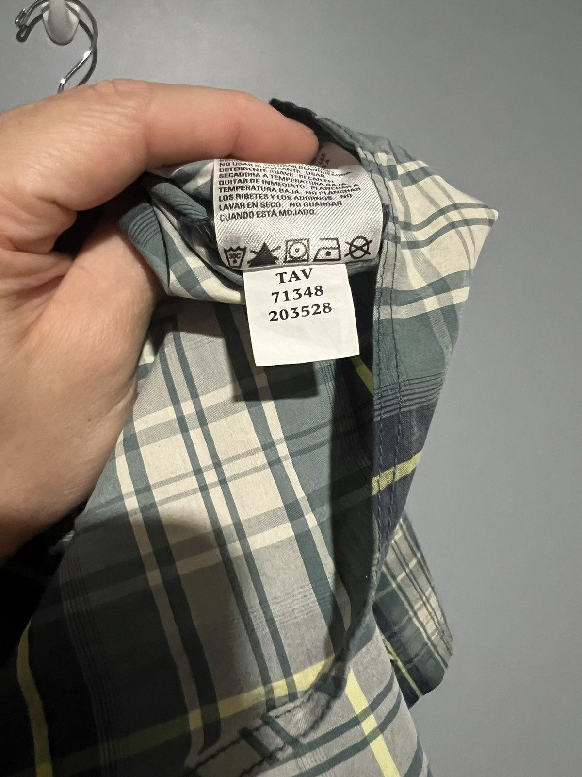 5.11 5.11 Tactical Double Flex Covert Mens Med Blue Plaid Snap Size US M / EU 48-50 / 2 - 10 Thumbnail