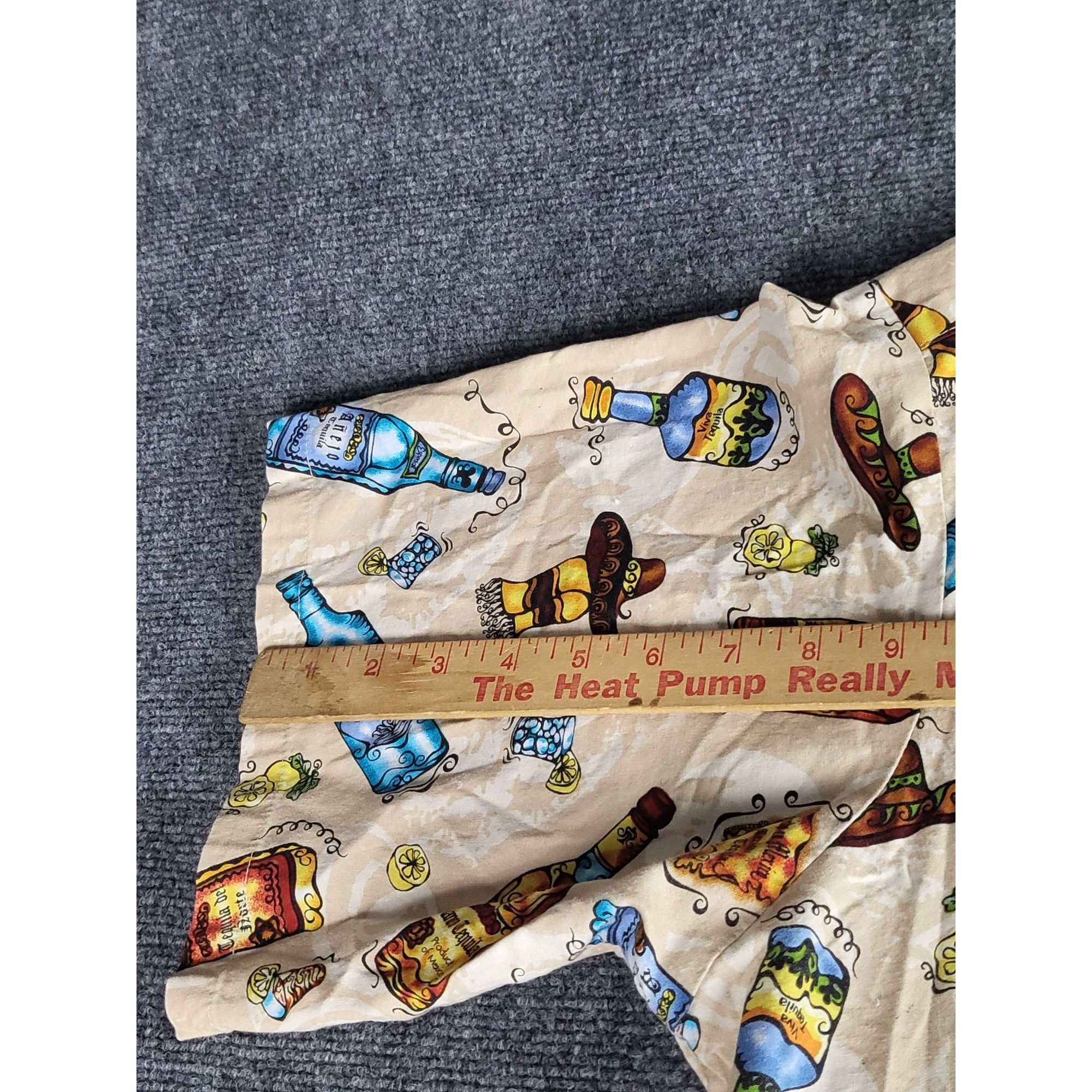 Island Shores Moon Dog Shirt Co. Handmade Men Sz XXL Tequila Bottles Casua Size US XXL / EU 58 / 5 - 4 Thumbnail