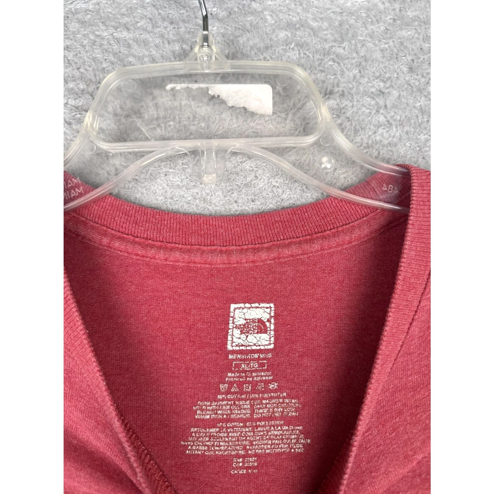 The North Face The North Face Shirt Mens XL Red Crew Neck Short Sleeve Graphic Logo Tagless Tee Size US XL / EU 56 / 4 - 7 Thumbnail