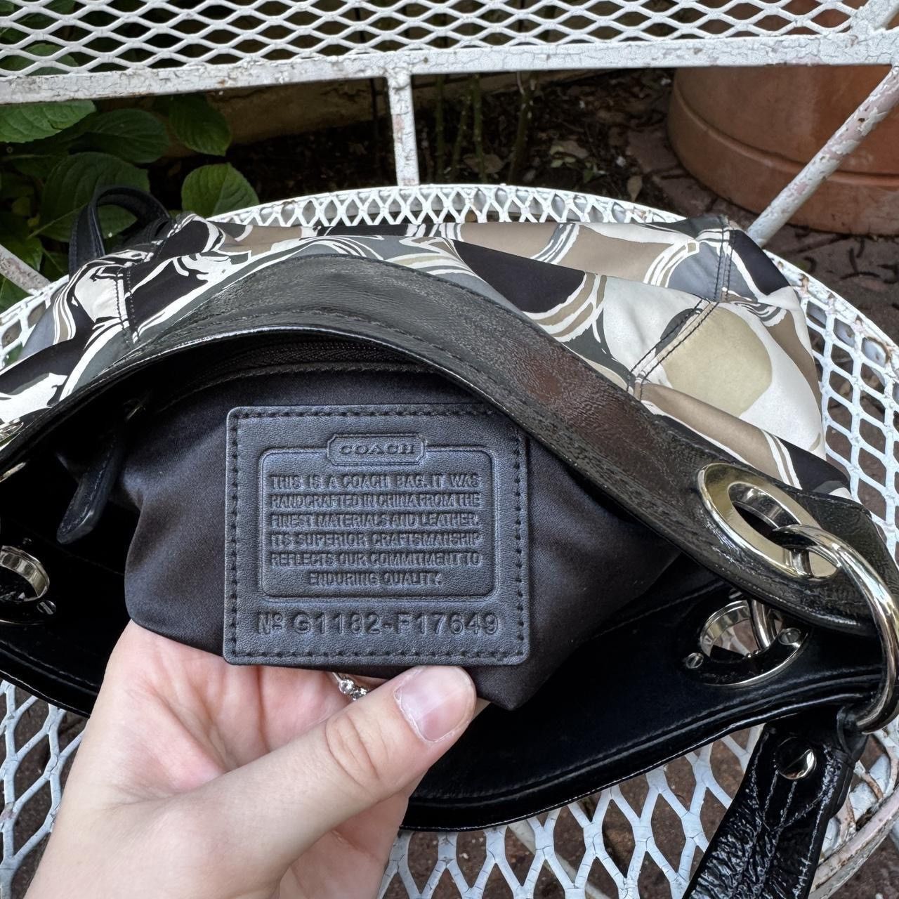 Coach Satin Coach Monogramed Convertible Tote Size ONE SIZE - 7 Thumbnail