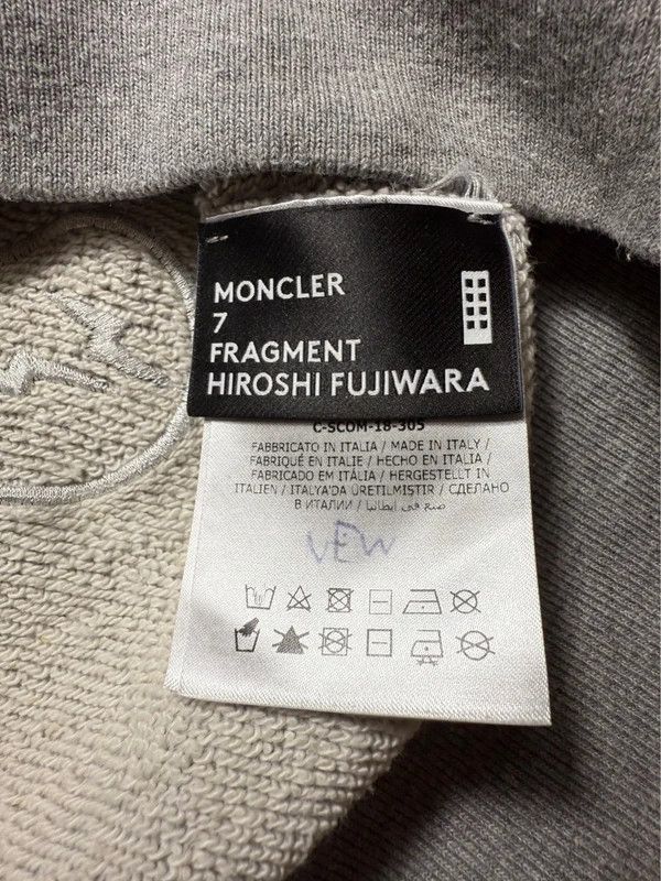 Fragment Design × Moncler Moncler Fragment x Hiroshi Fujiwara Grey Sweatshirt Size US S / EU 44-46 / 1 - 8 Thumbnail