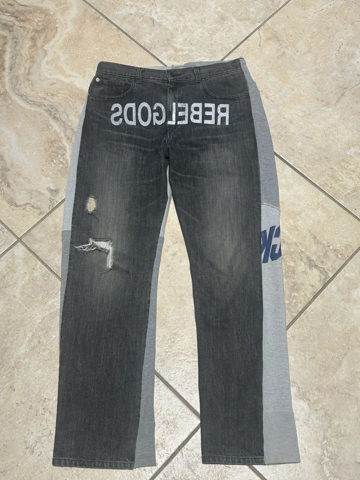 Undercover Undercover Rebelgods Hybrid Denim Size US 30 / EU 46 - 2 Thumbnail