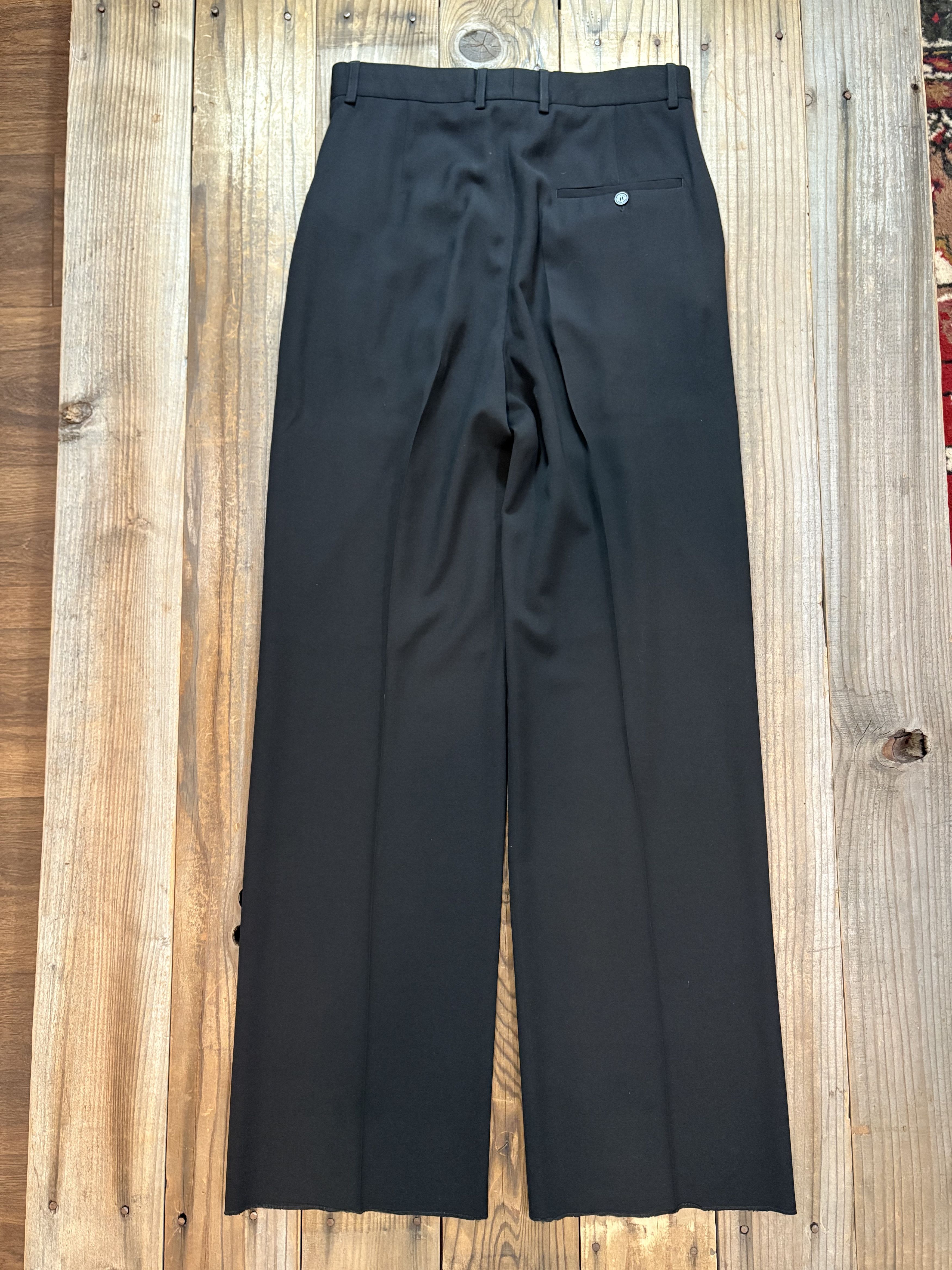 Balenciaga Garde-Robe Fluid Tailored Pants Black Size US 32 / EU 48 - 5 Thumbnail