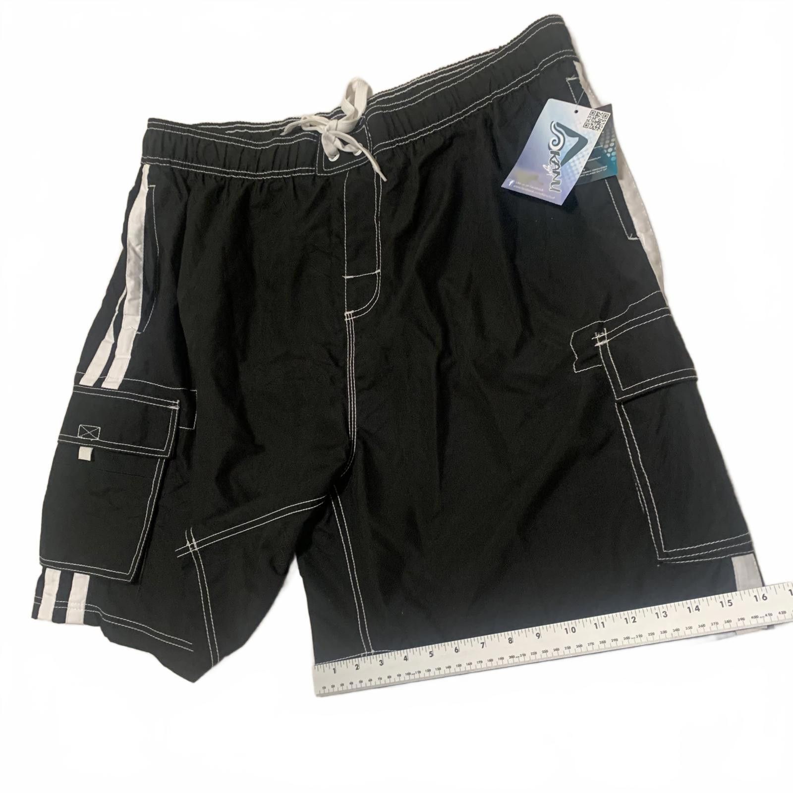 Other Kanu Surf Men's Size 3XL Swim Trunks Black Inner Lining Size US 44 / EU 60 - 6 Thumbnail