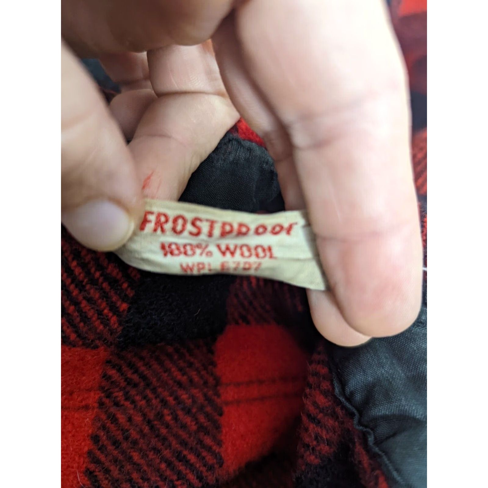Vintage VINTAGE Frostproof Wool Button Flannel Shirt Coat Jacket L Buffalo PlaidMens Shirt Size US L / EU 52-54 / 3 - 4 Thumbnail