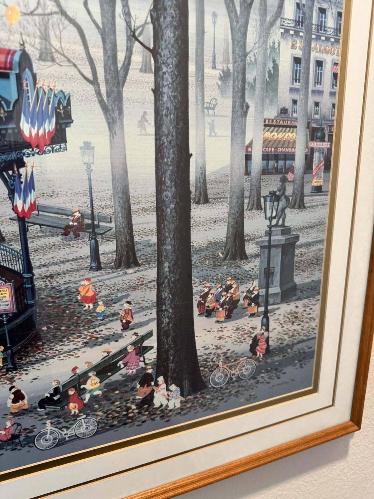 Designer Hiro Yamagata Concert in the Park 1988 Beautifully Framed Size ONE SIZE - 8 Thumbnail