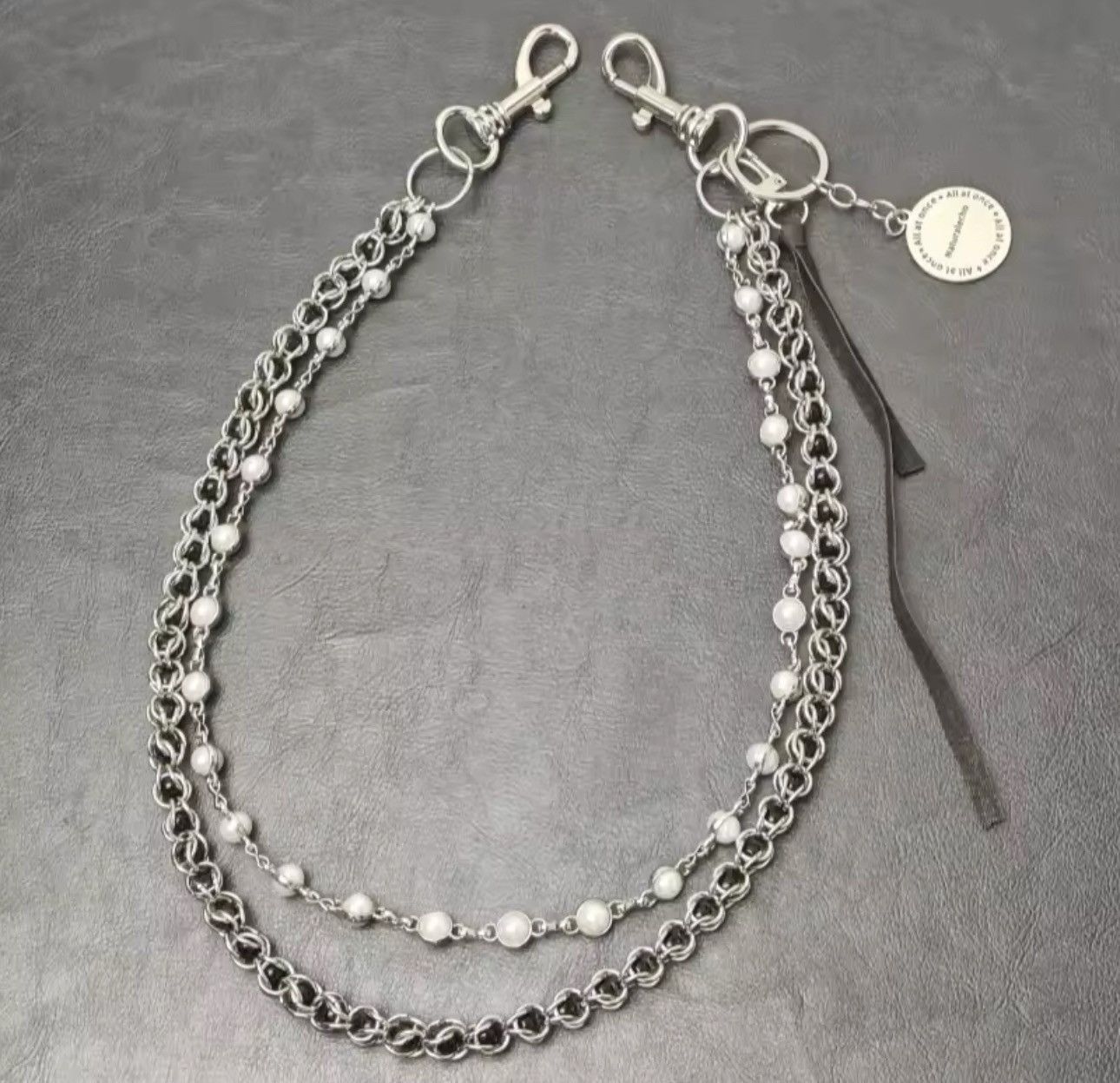 Japanese Brand × Jewelry Titanium Steel Clamp Beads Punk Pants Chain Size ONE SIZE - 2 Thumbnail