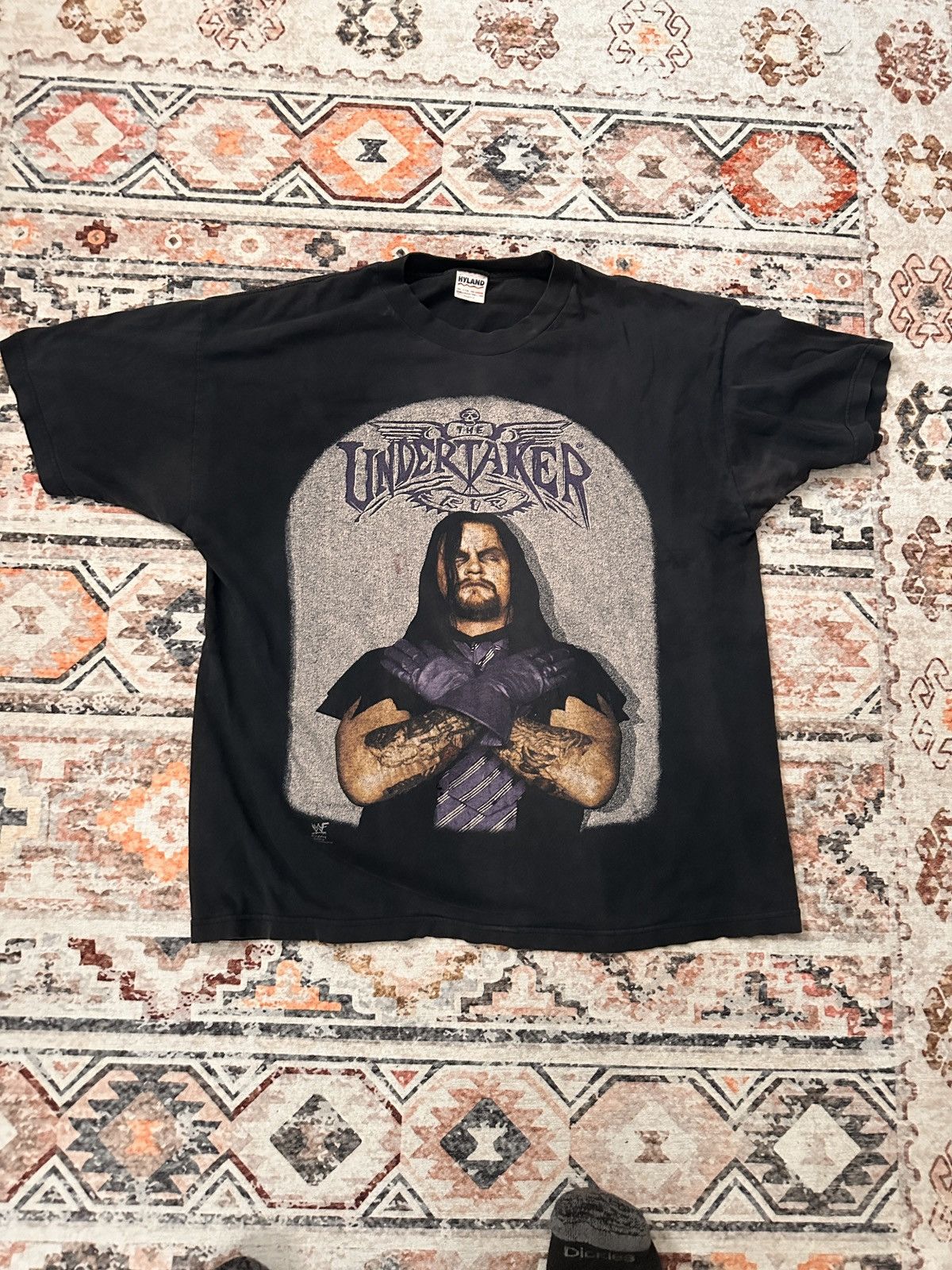 Vintage Hanes WWF The Undertaker Wrestling T-Shirt Black XL WORN Size US XL / EU 56 / 4 - 1 Thumbnail