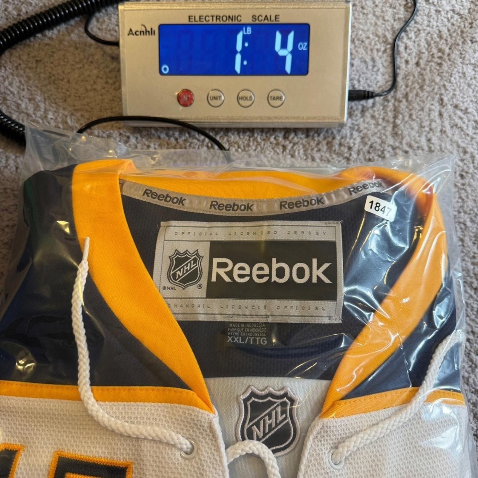 Reebok Buffalo Sabres Jack Eichel Reebok Premier NHL Jersey White Size US XXL / EU 58 / 5 - 11 Thumbnail