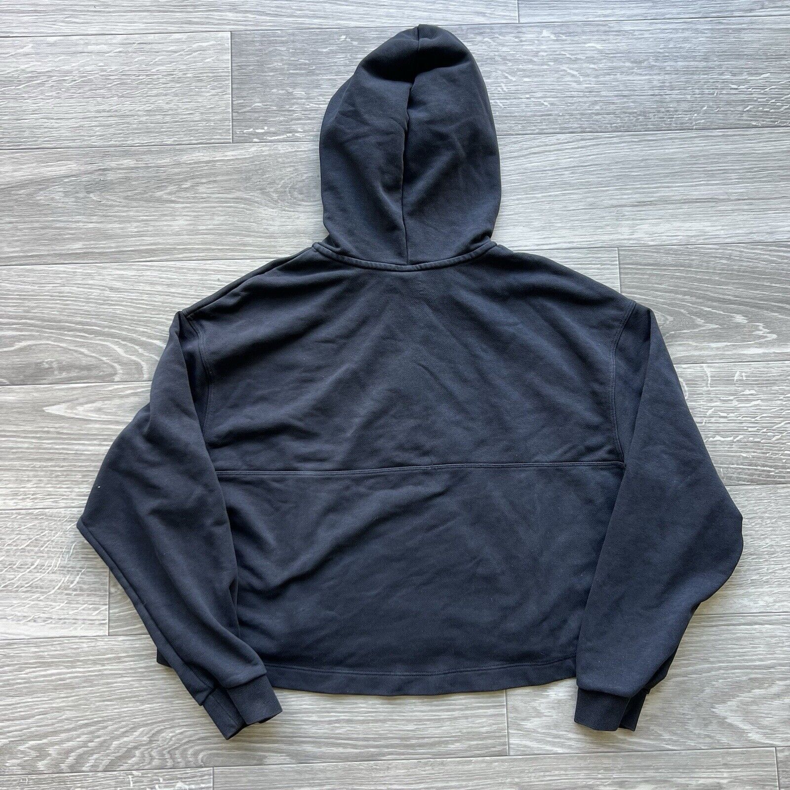 Nike Nike Womens Size Large Black Cropped Pullover Hooded sweater Size L / US 10 / IT 46 - 4 Thumbnail