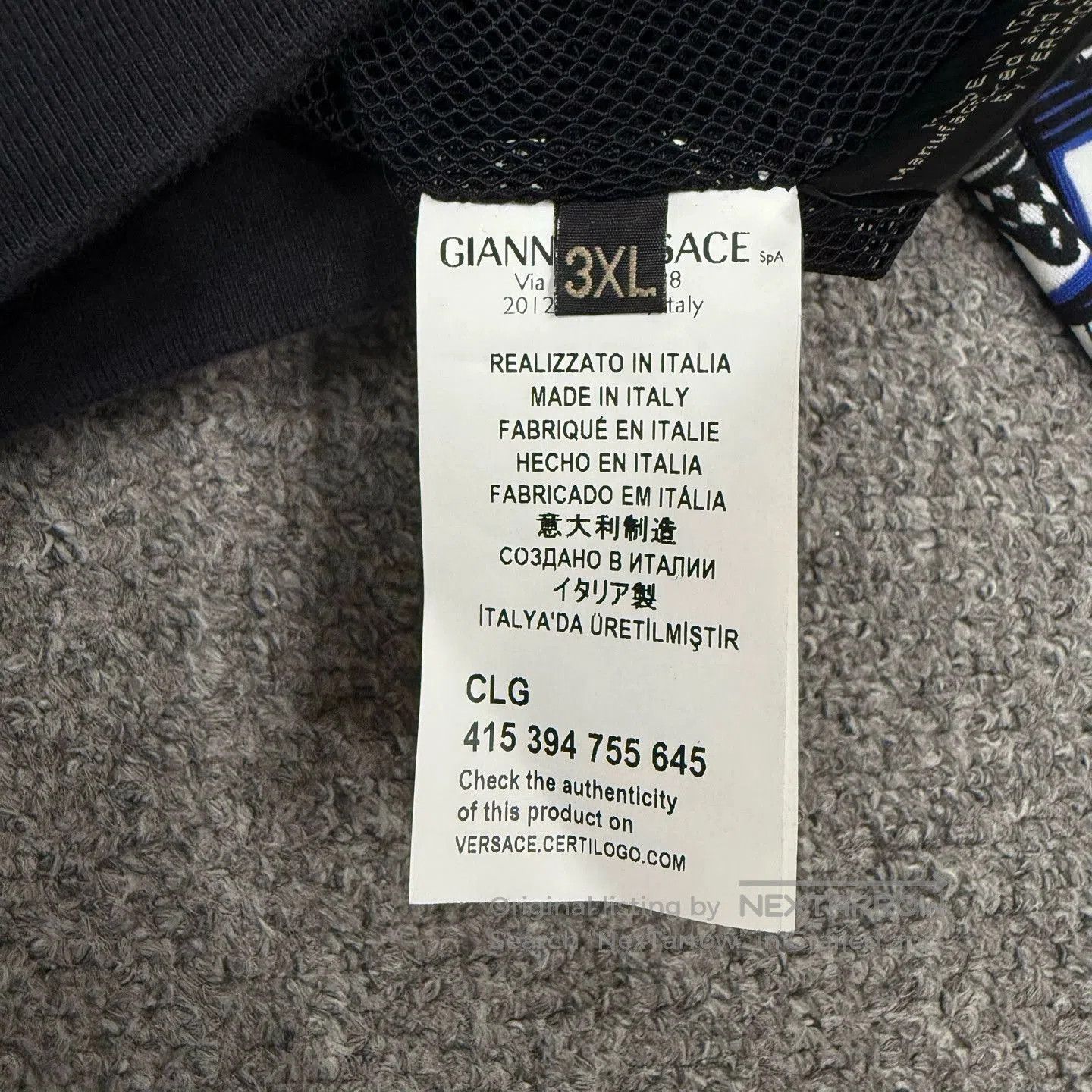 Versace versace full-print zip-up hoodie jacket. Size US XXL / EU 58 / 5 - 4 Thumbnail