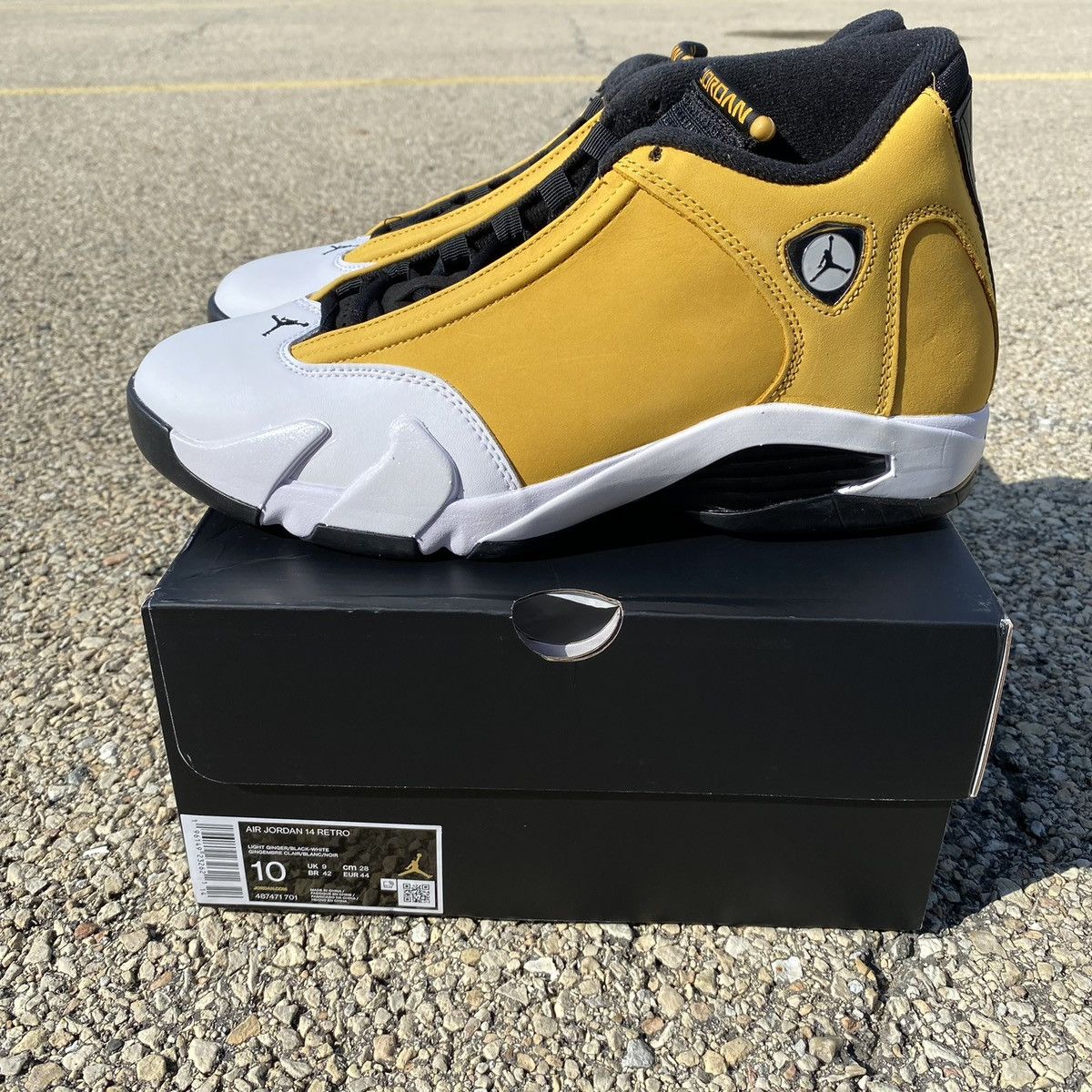 Jordan Brand Nike Air Jordan 14 Retro Ginger 2022 487471-701 Mens 10 NEW Size US 10 / EU 43 - 3 Thumbnail
