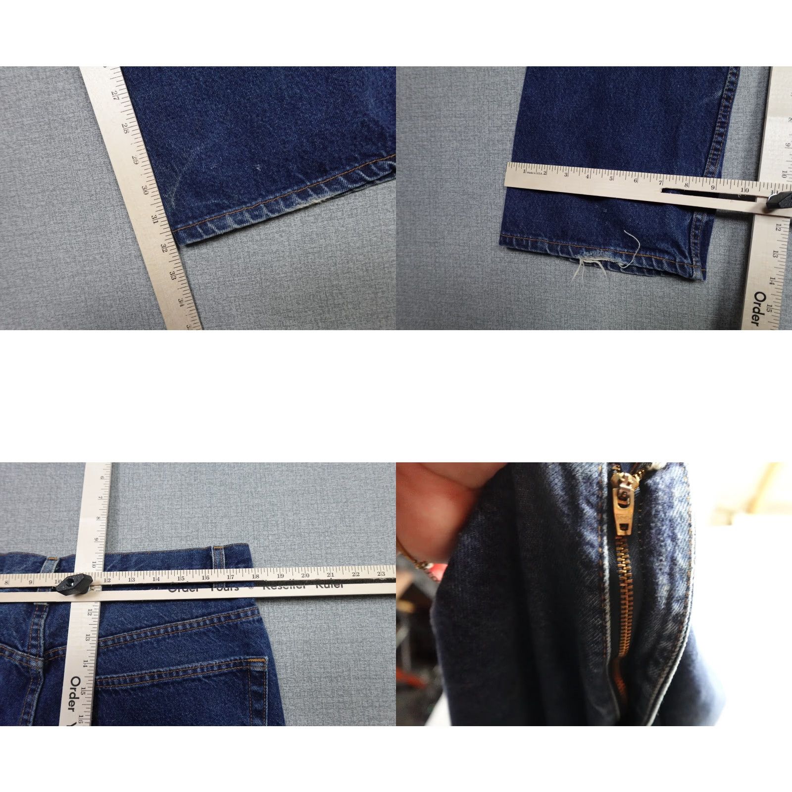 Levi's Vintage Levi's 517 Jeans Mens 36x32 Blue Bootcut Dark Wash Western Rancher Jeans Size US 36 / EU 52 - 8 Thumbnail