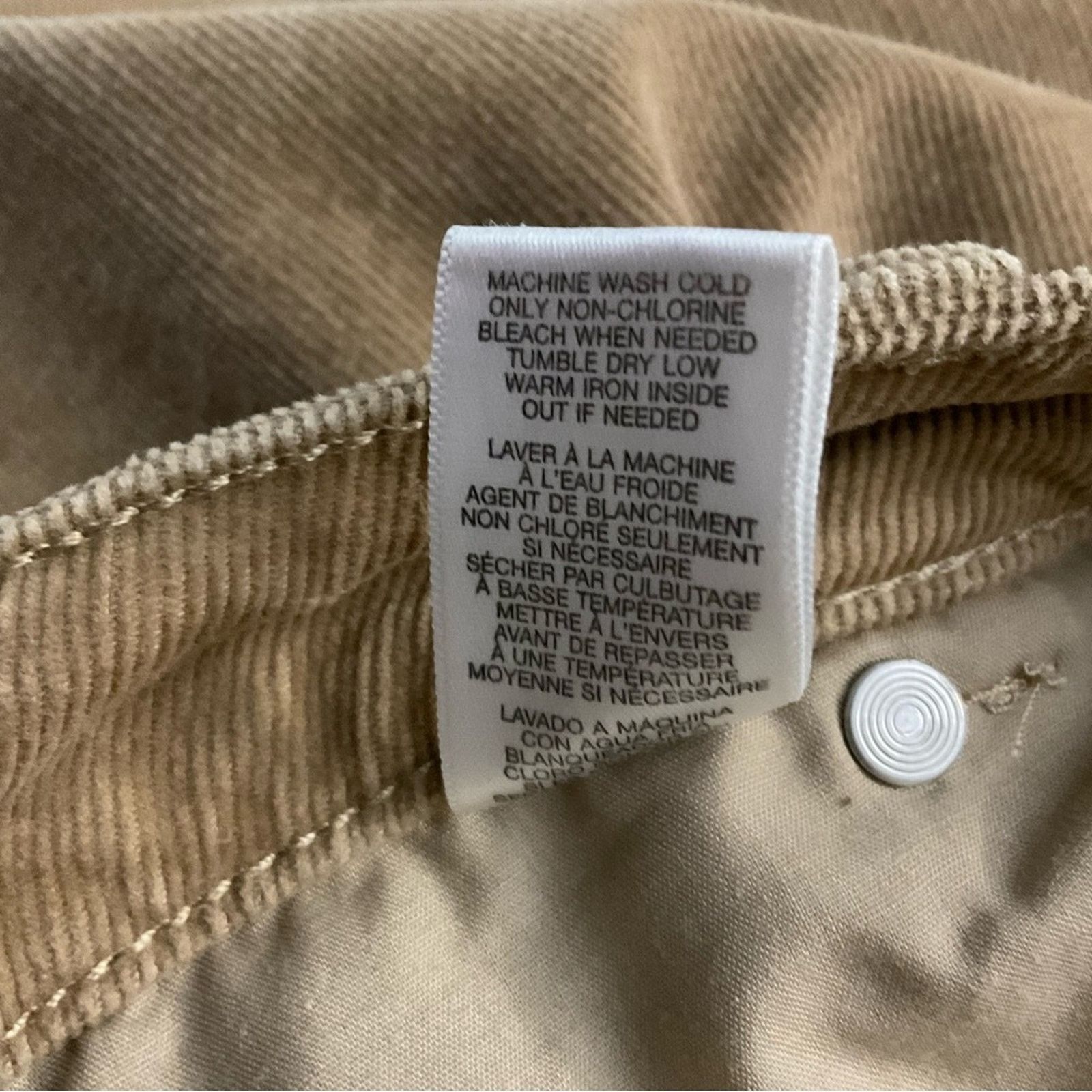 Michael Kors MICHAEL Michael Kors Tan Corduroy Pants 4 FLAWS Size 27" / US 4 / IT 40 - 12 Thumbnail