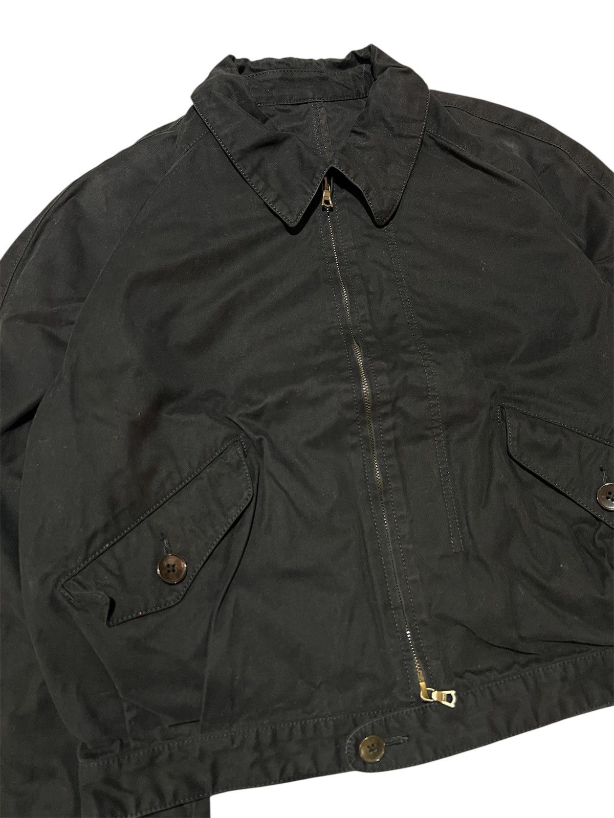 Barbour × TO KI TO Tokito X Barbour Wax Cropped Denim Jackets Size US M / EU 48-50 / 2 - 2 Thumbnail
