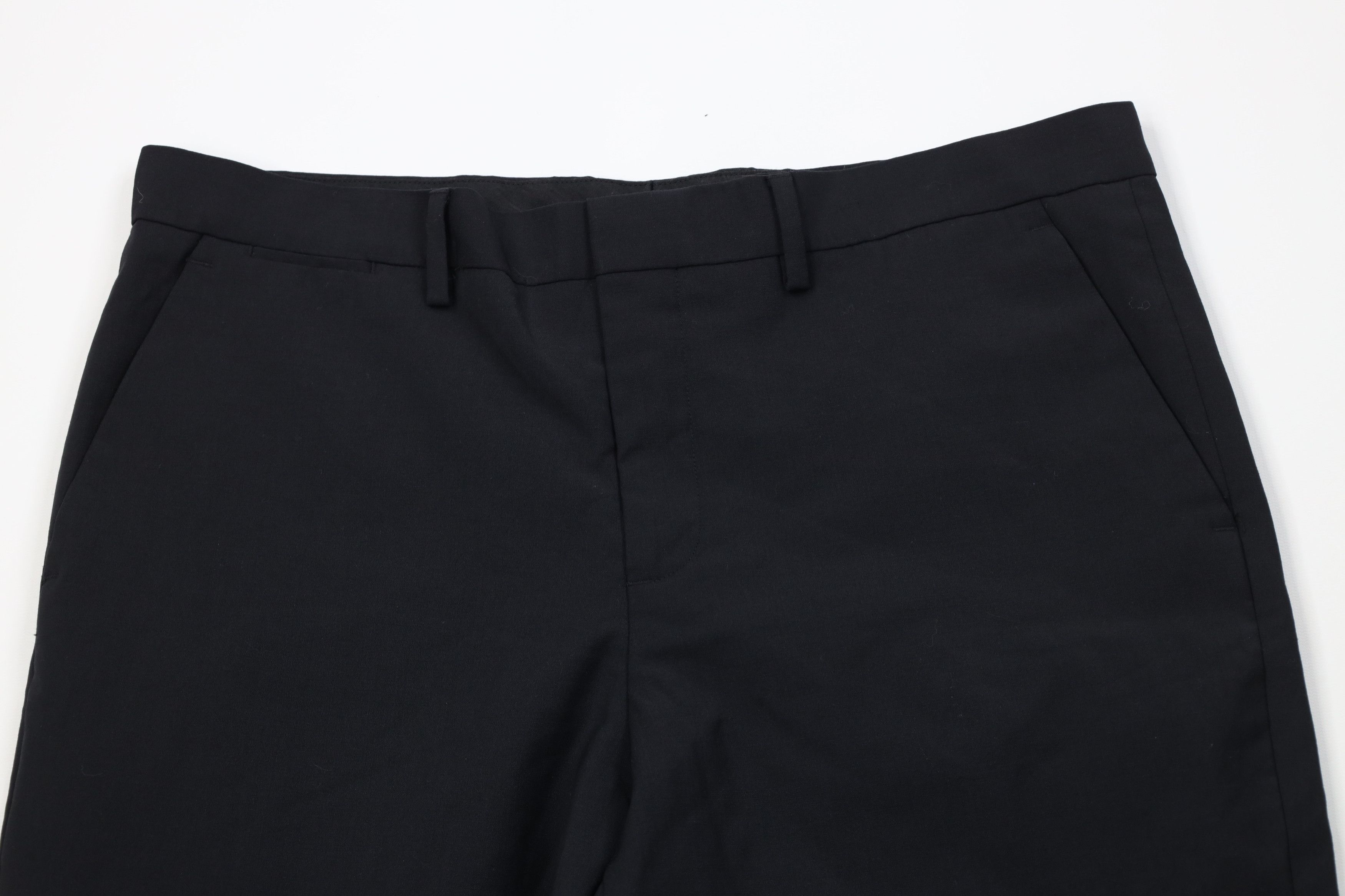 Express Express Stretch Wool Blend Knit Chino Pants Trousers Black Size US 34 / EU 50 - 2 Thumbnail