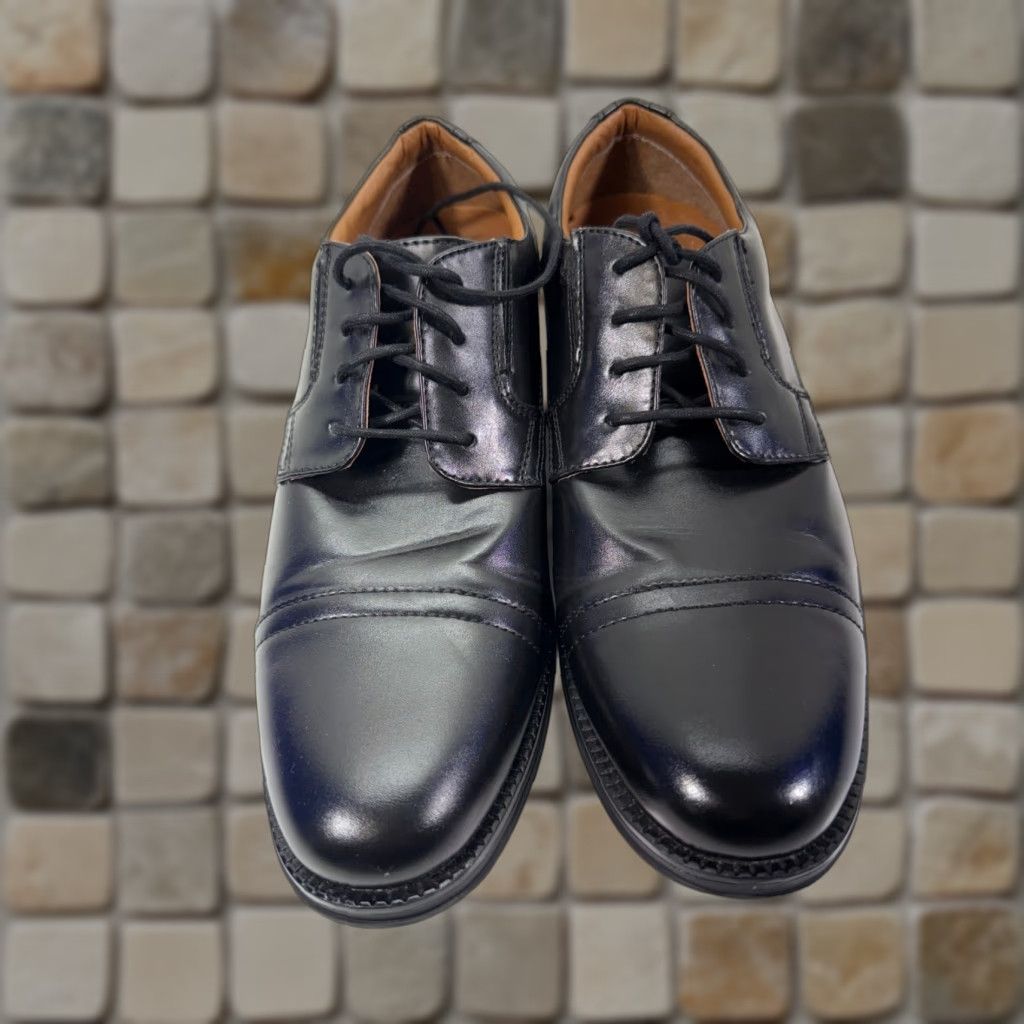 Dockers Dockers Garfield Cap Toe Oxford Dress Shoes Mens 11M Black Lace-Up Brogue Size ONE SIZE - 1 Thumbnail