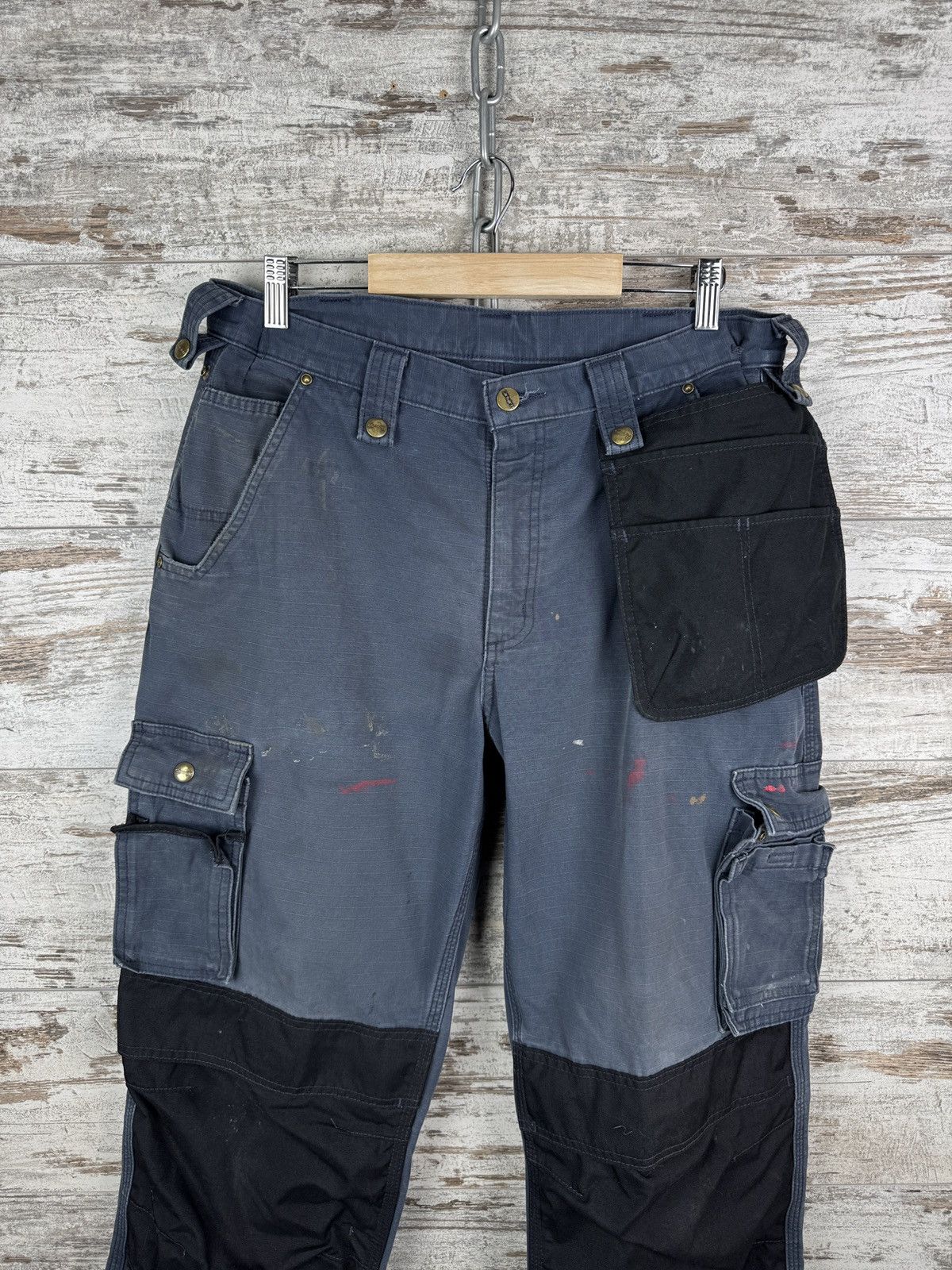 Carhartt Distressed Vintage Carhartt Workwear Double Knee Cargo pants Size US 34 / EU 50 - 2 Thumbnail