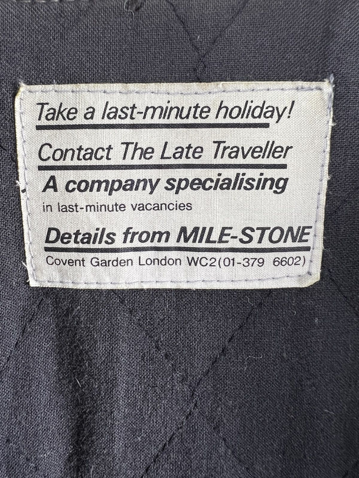 Japanese Brand 🔥 MILE-STONE SPELLOUT BIG LOGO VARSITY JACKET - L Size US L / EU 52-54 / 3 - 8 Thumbnail