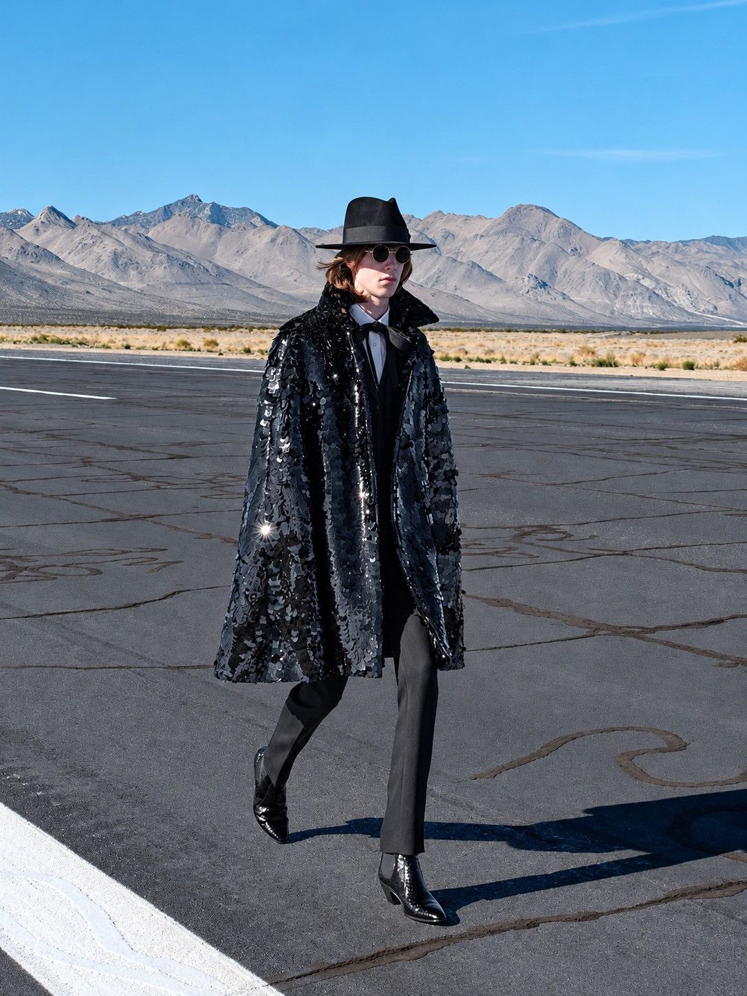 Celine CELINE FW24 Runway Hector Python-Embossed Chelsea Boots Size US 12 / IT 42 - 4 Thumbnail