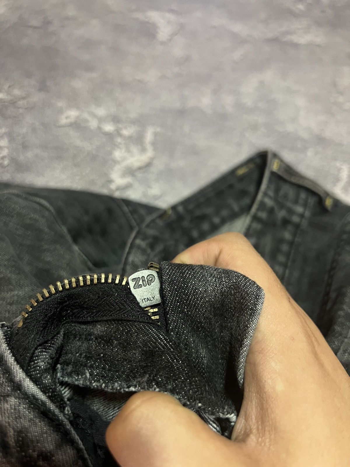 Emporio Armani Emporio Armani Selvedge Denim Pants Vintage Washed Black Size US 30 / EU 46 - 7 Thumbnail