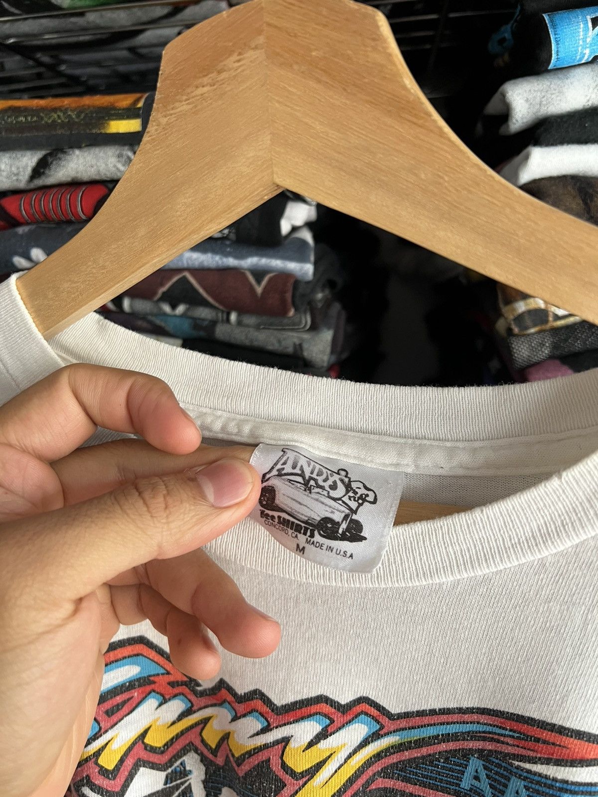Vintage 1992 Kenny Bernstein King Tedde Single Stitch F1 Tee Size US M / EU 48-50 / 2 - 3 Thumbnail