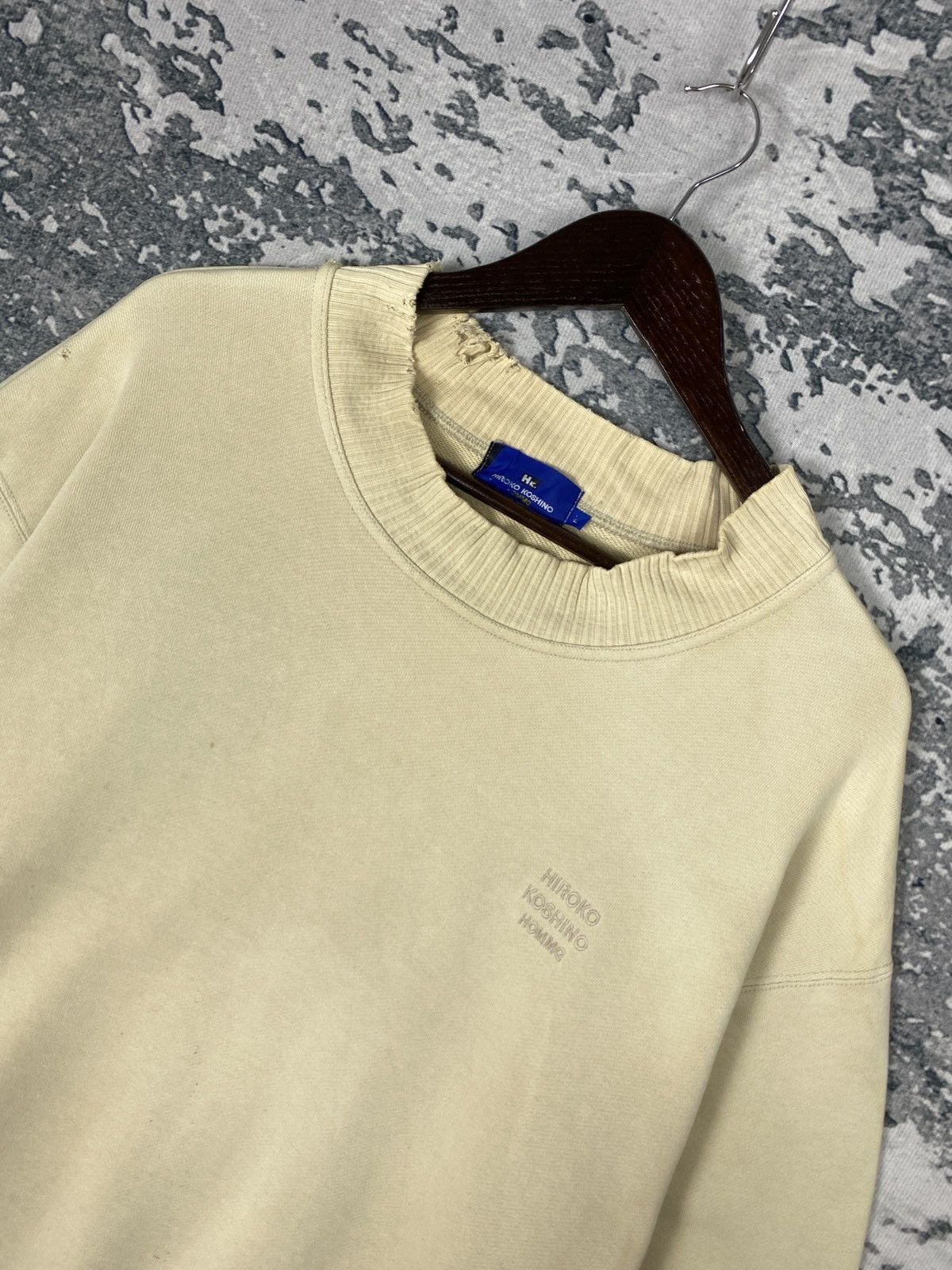 Hiroko Koshino Homme Vintage Hiroko Koshino Homme Sweatshirts Size US L / EU 52-54 / 3 - 2 Thumbnail