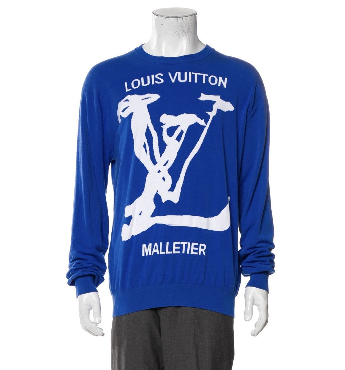 Louis Vuitton Louis Vuitton “Malletier Scribble Initiales” Intarsia Size US M / EU 48-50 / 2 - 9 Thumbnail