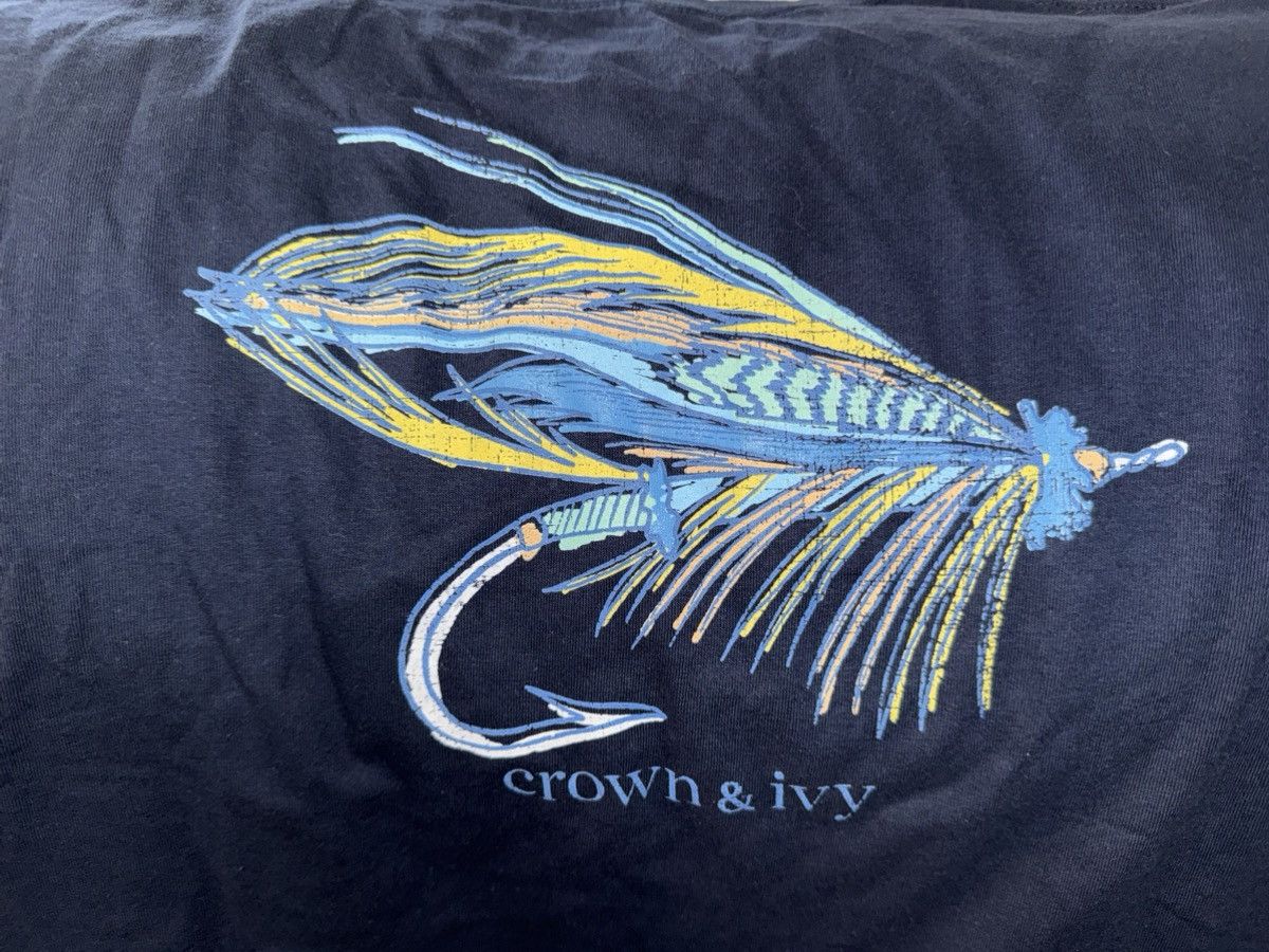 Other NEW Crown & Ivy l/s tee, men’s XL, fly fishing, tied fly Size US XL / EU 56 / 4 - 6 Thumbnail