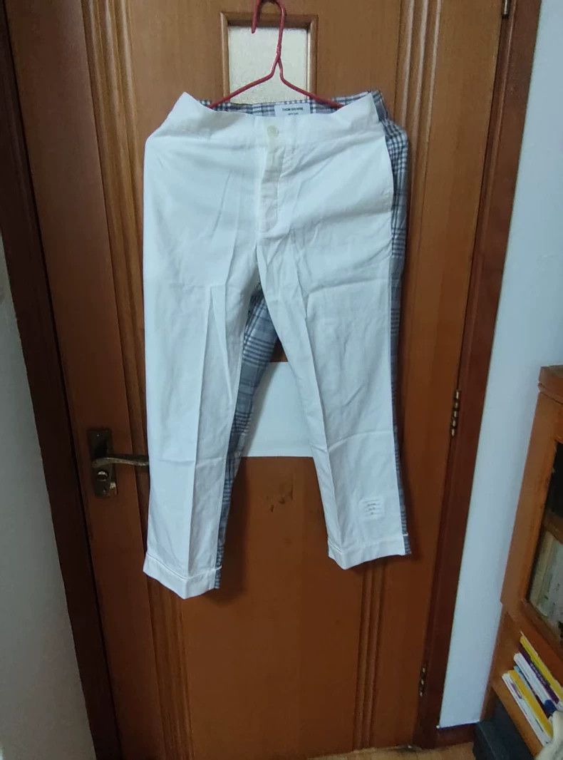 Thom Browne Thom Browne Classic White Pants - dmc Size US 26 / EU 42 - 1 Thumbnail