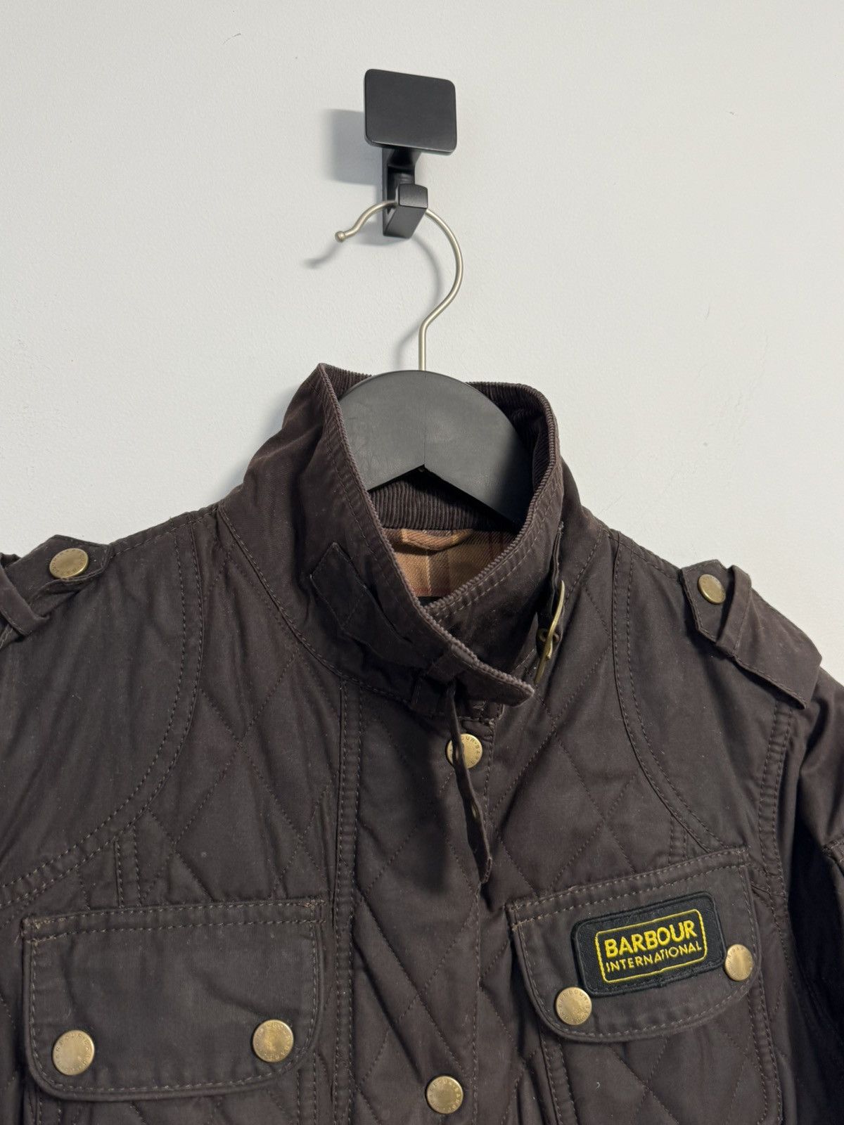 Barbour Barbour Quilted Wax Jacket With Belt - Olive Green Brown Size M / US 6-8 / IT 42-44 - 8 Thumbnail