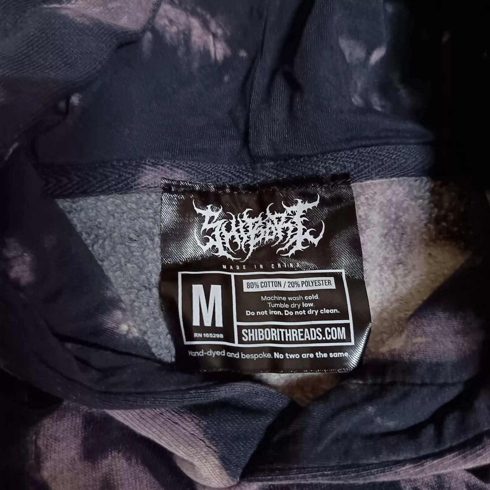 Band Tees Shibori Threads X Animals As Leaders Metal Band Hoodie Sz M Size US M / EU 48-50 / 2 - 4 Thumbnail