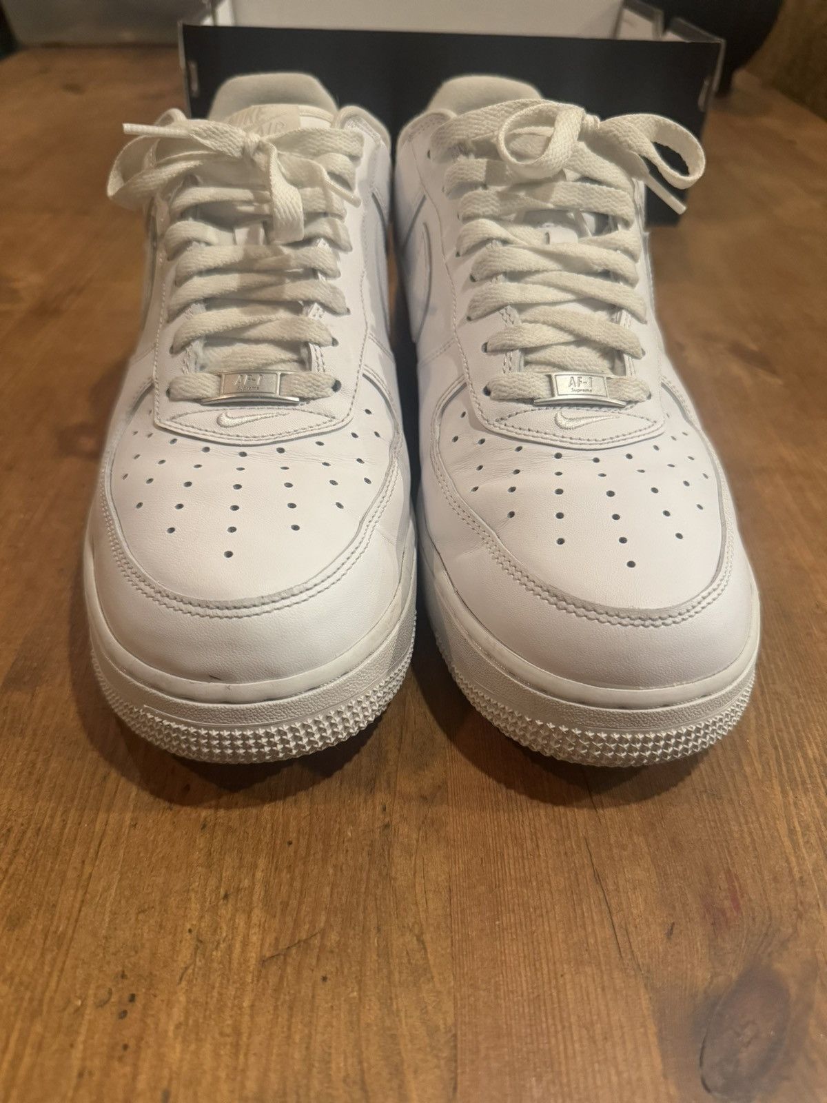 Nike × Supreme Supreme x Nike Air Force Ones Size US 10.5 / EU 43-44 - 3 Thumbnail